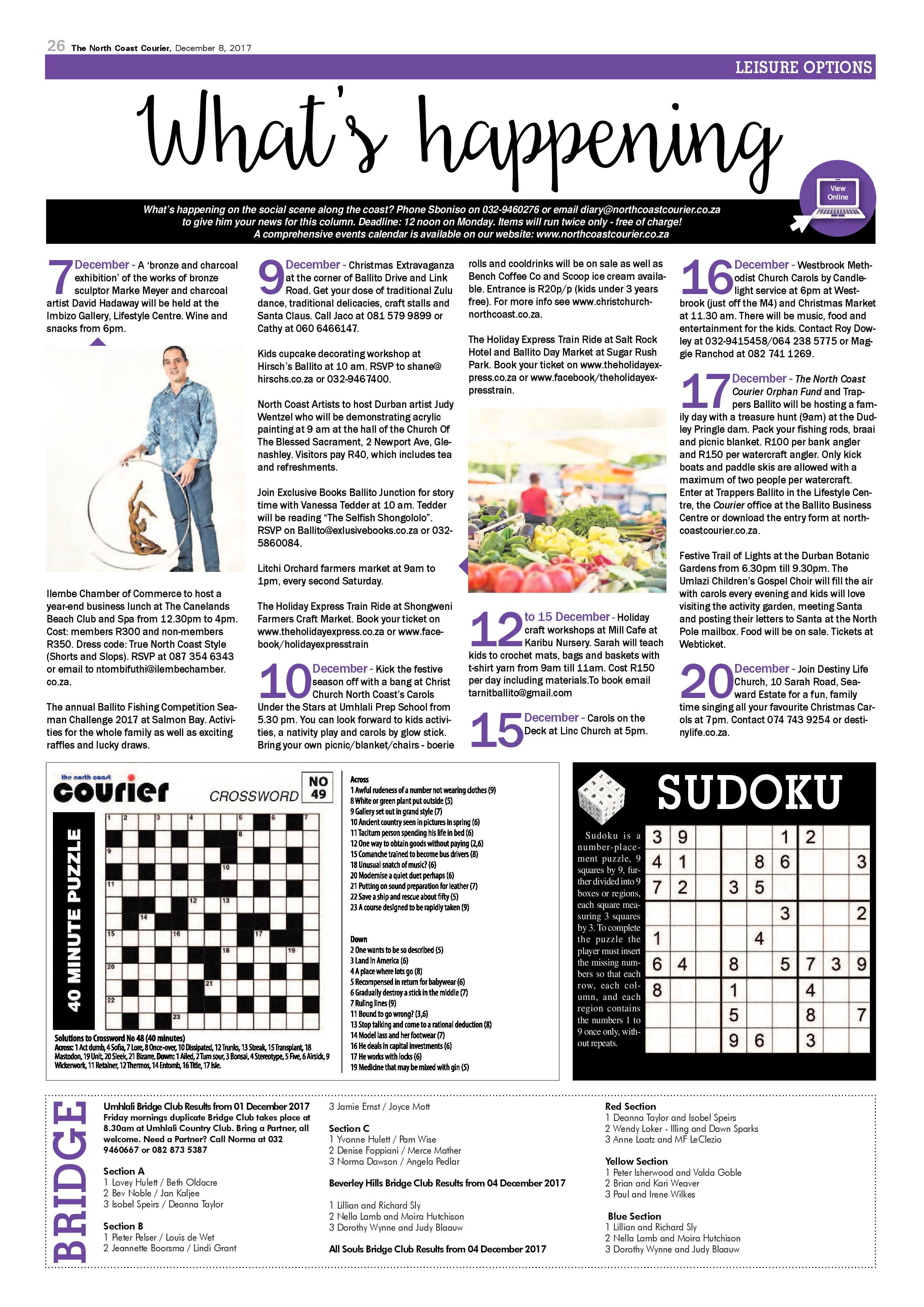 The North Coast Courier – 08 December 2017 page 26