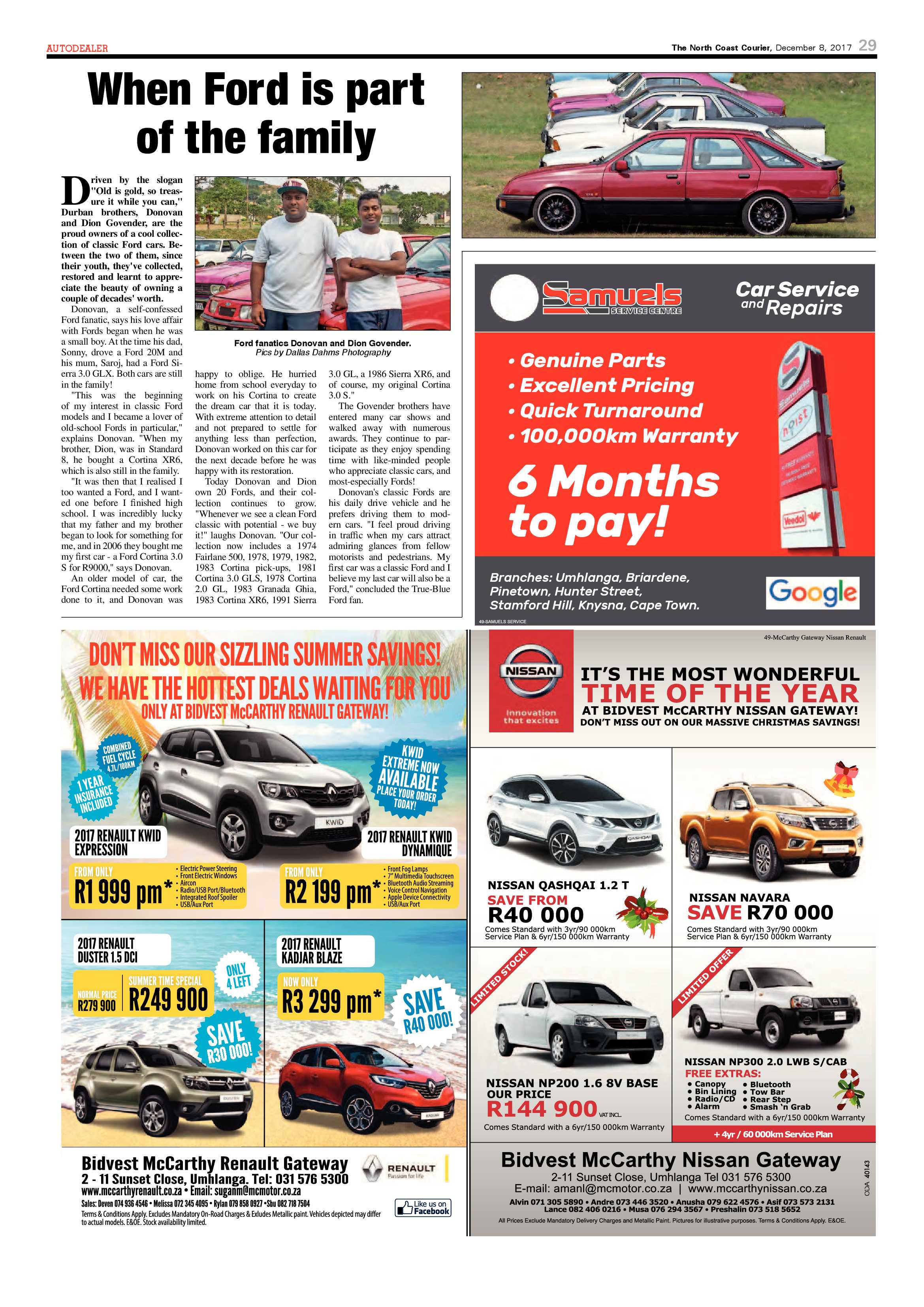 The North Coast Courier – 08 December 2017 page 29