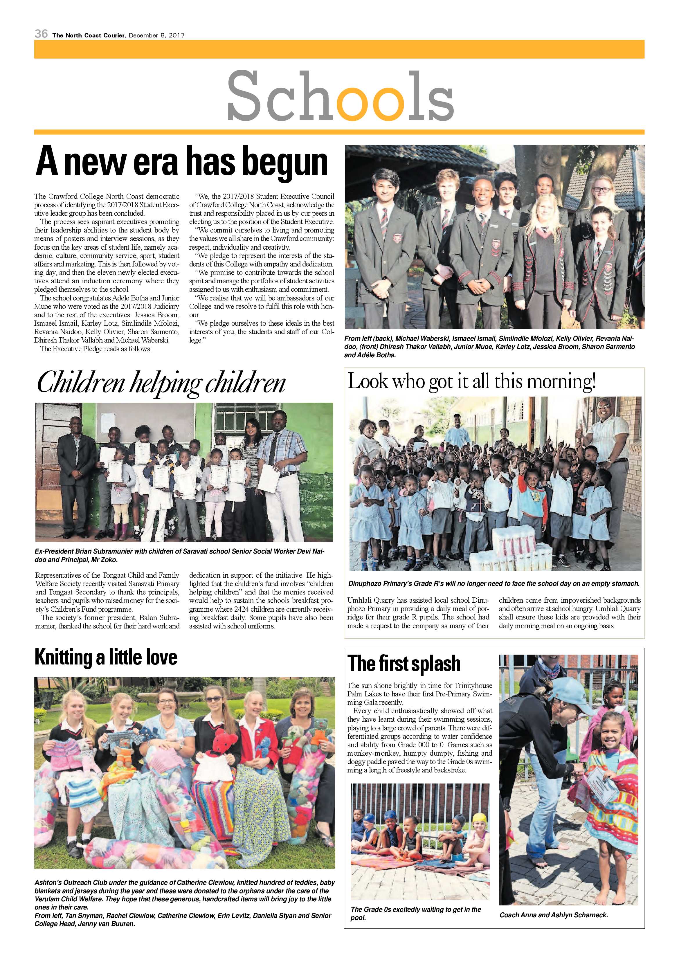 The North Coast Courier – 08 December 2017 page 36