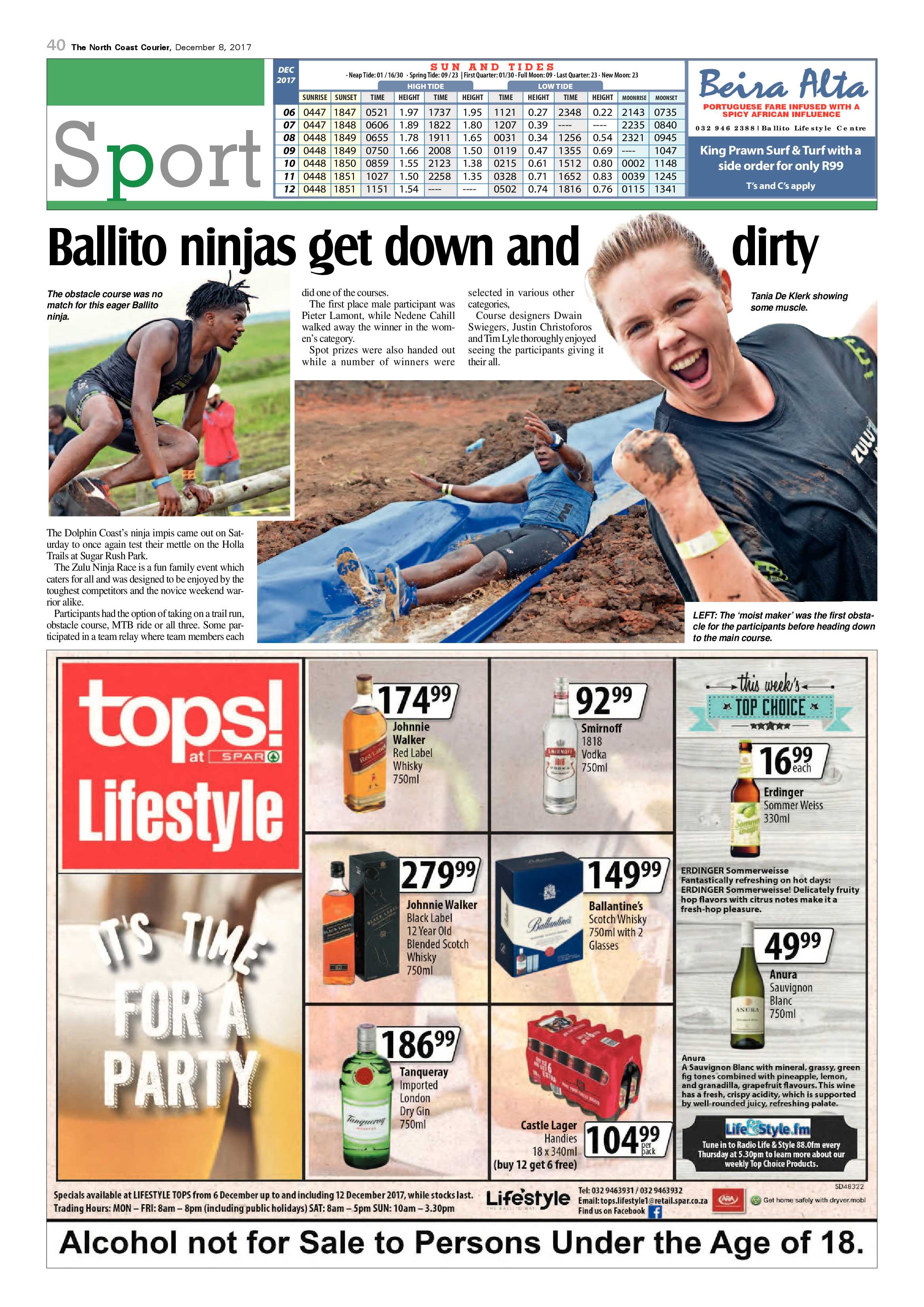 The North Coast Courier – 08 December 2017 page 40