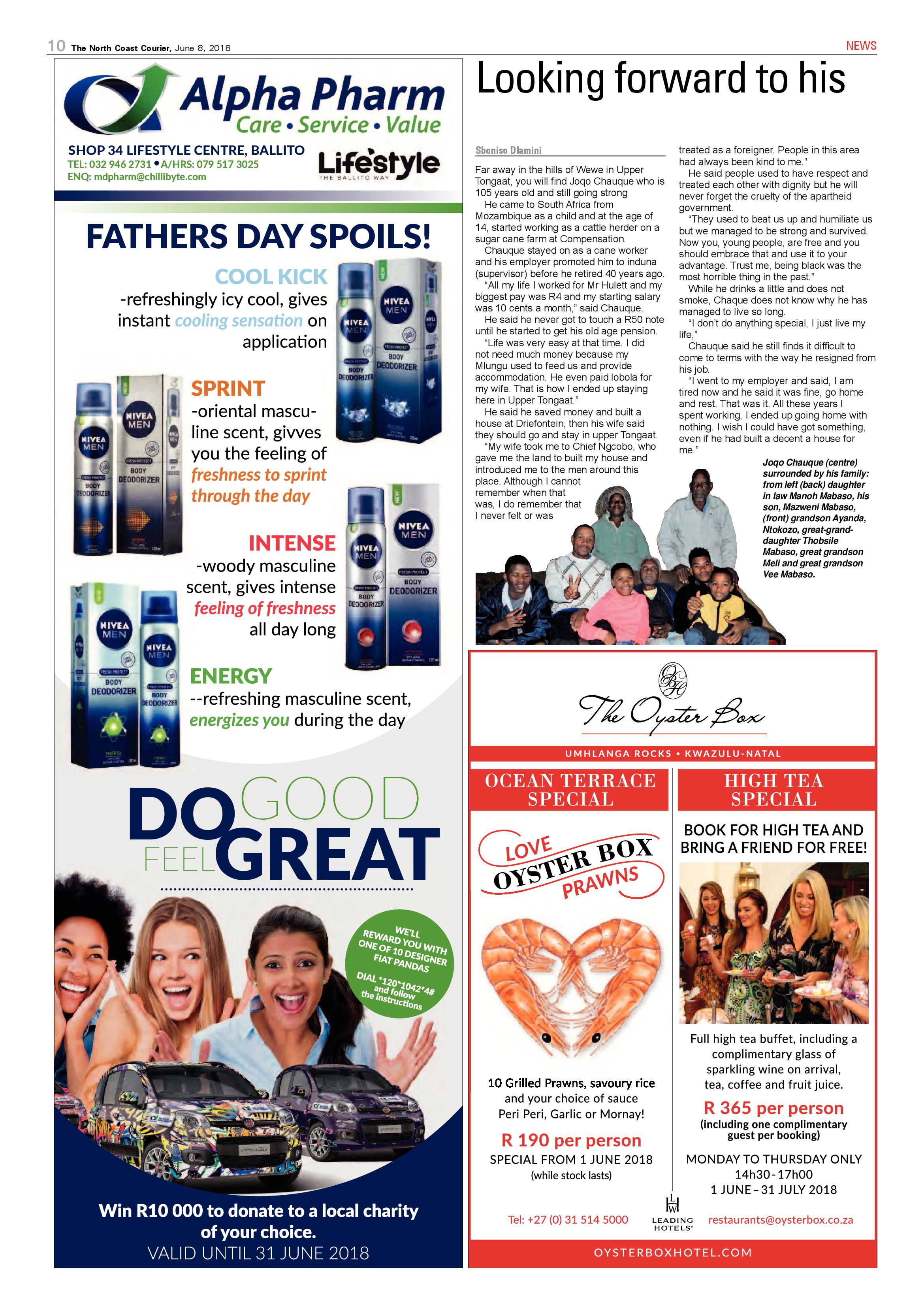 The North Coast Courier – 08 June 2018 page 10