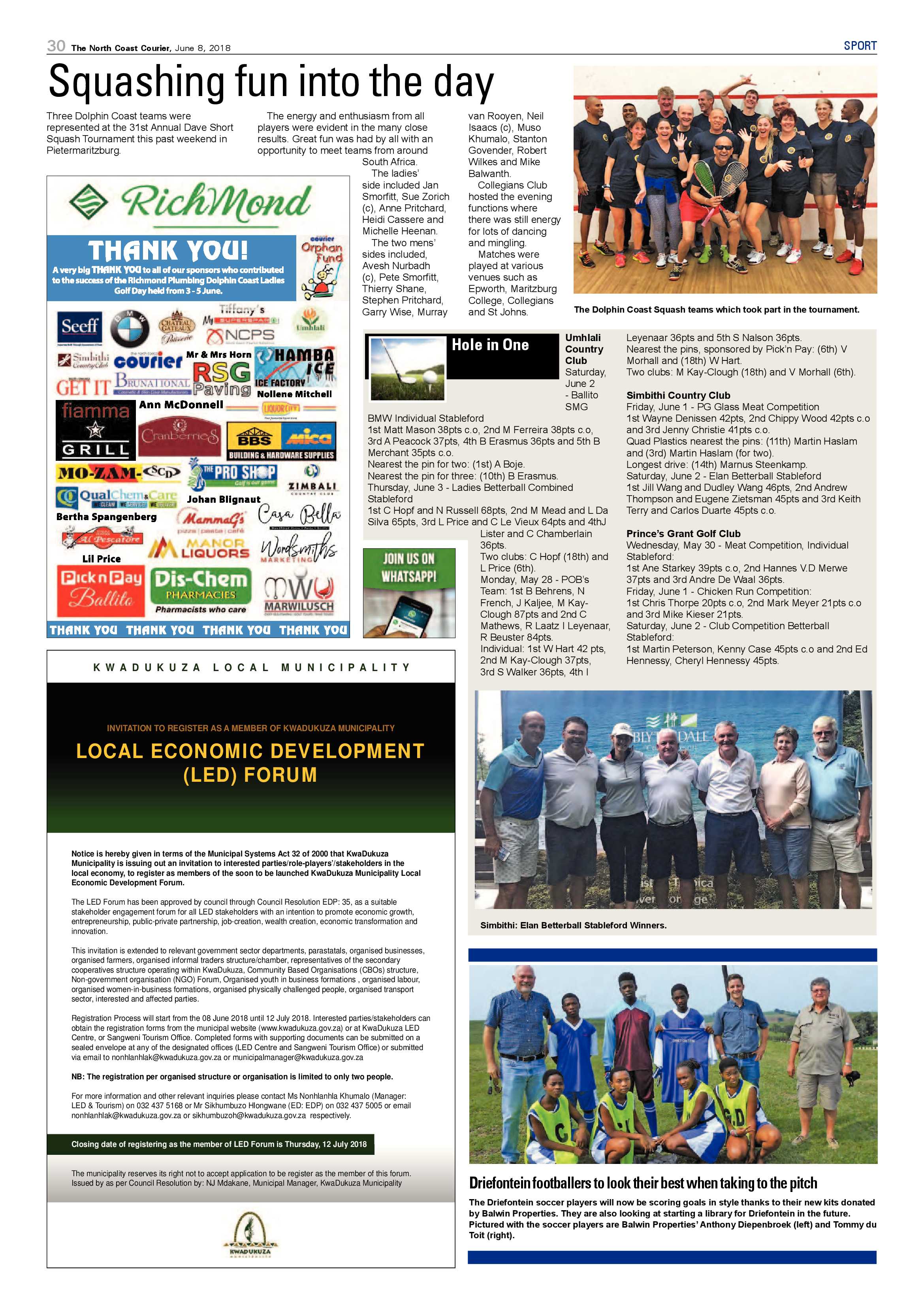 The North Coast Courier – 08 June 2018 page 30