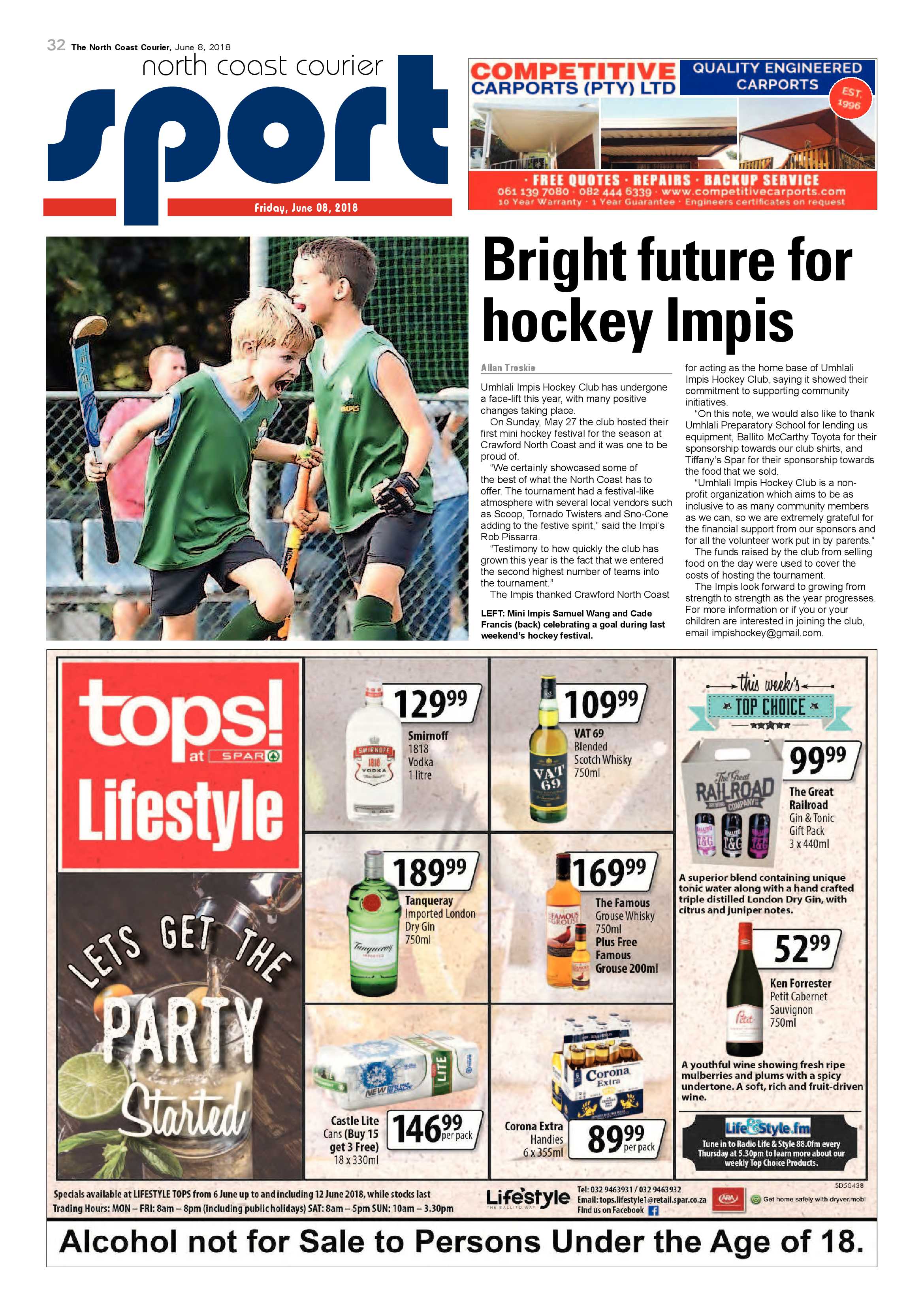 The North Coast Courier – 08 June 2018 page 32