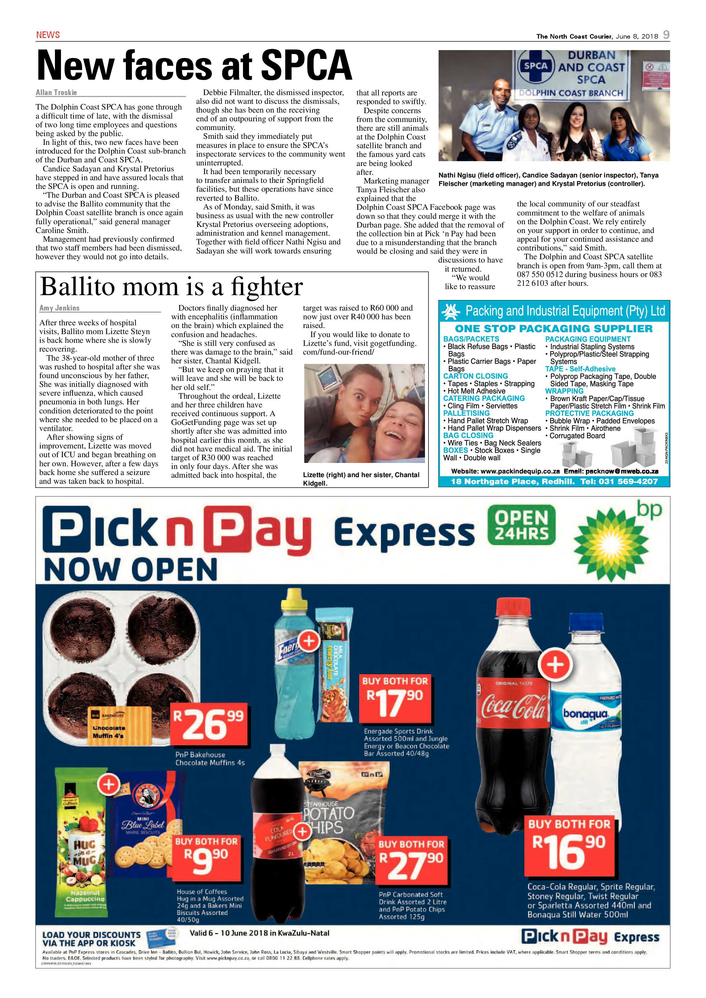 The North Coast Courier – 08 June 2018 page 9