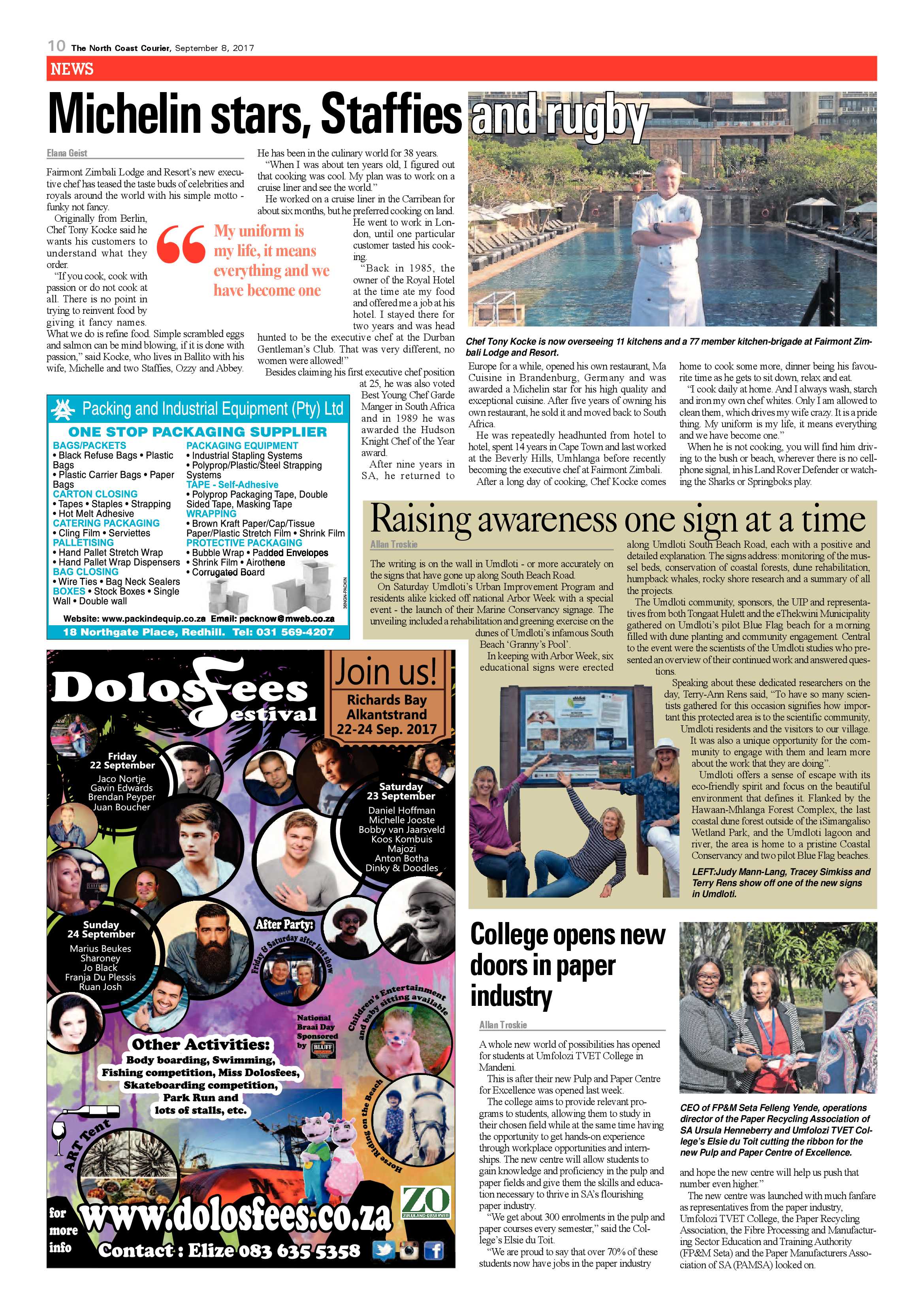 The North Coast Courier – 08 September 2017 page 10
