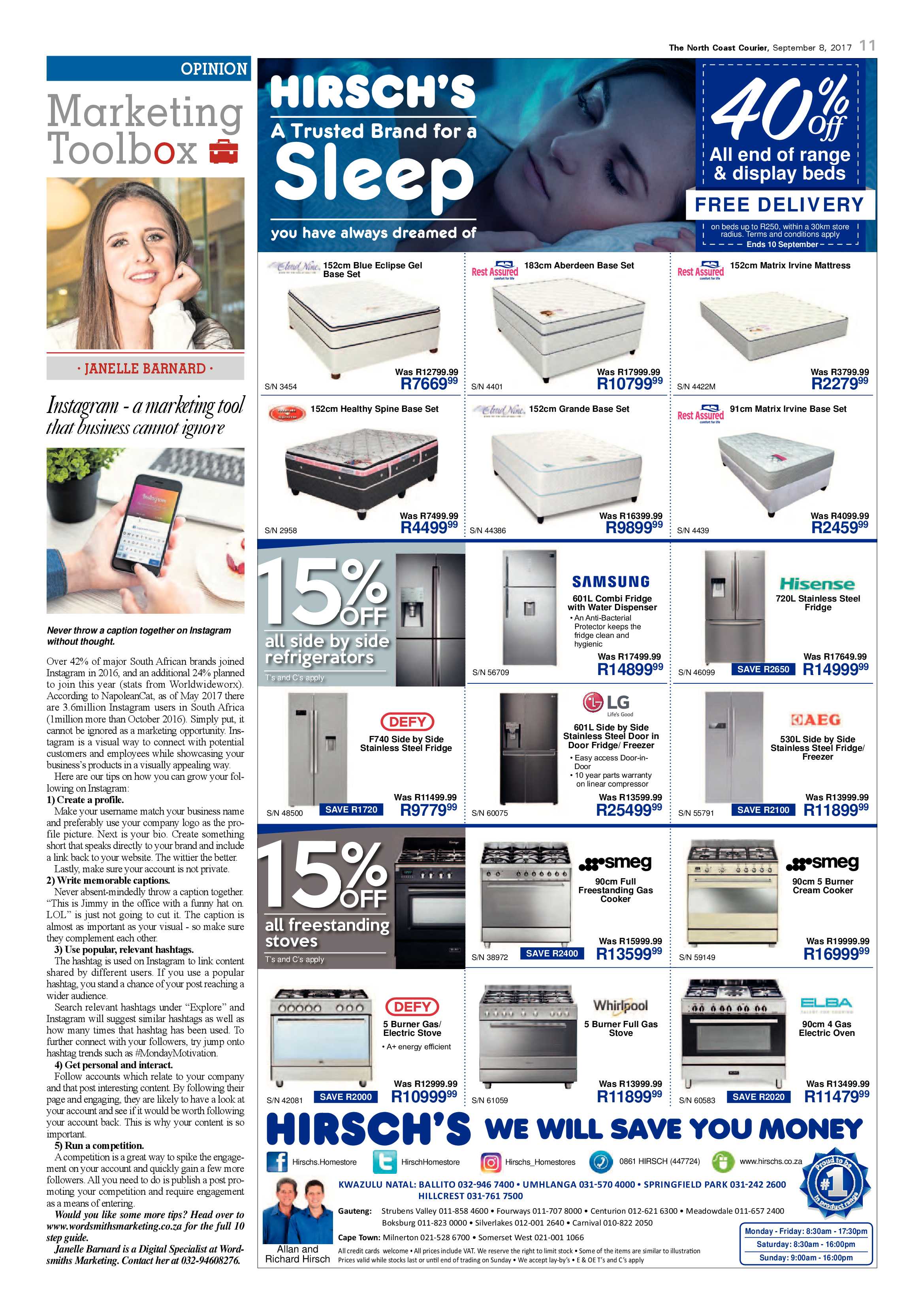 The North Coast Courier – 08 September 2017 page 11