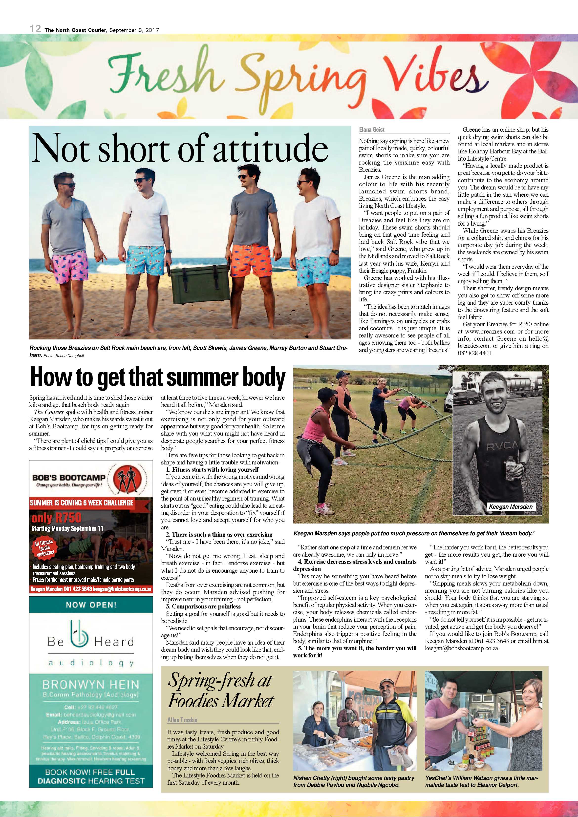 The North Coast Courier – 08 September 2017 page 12