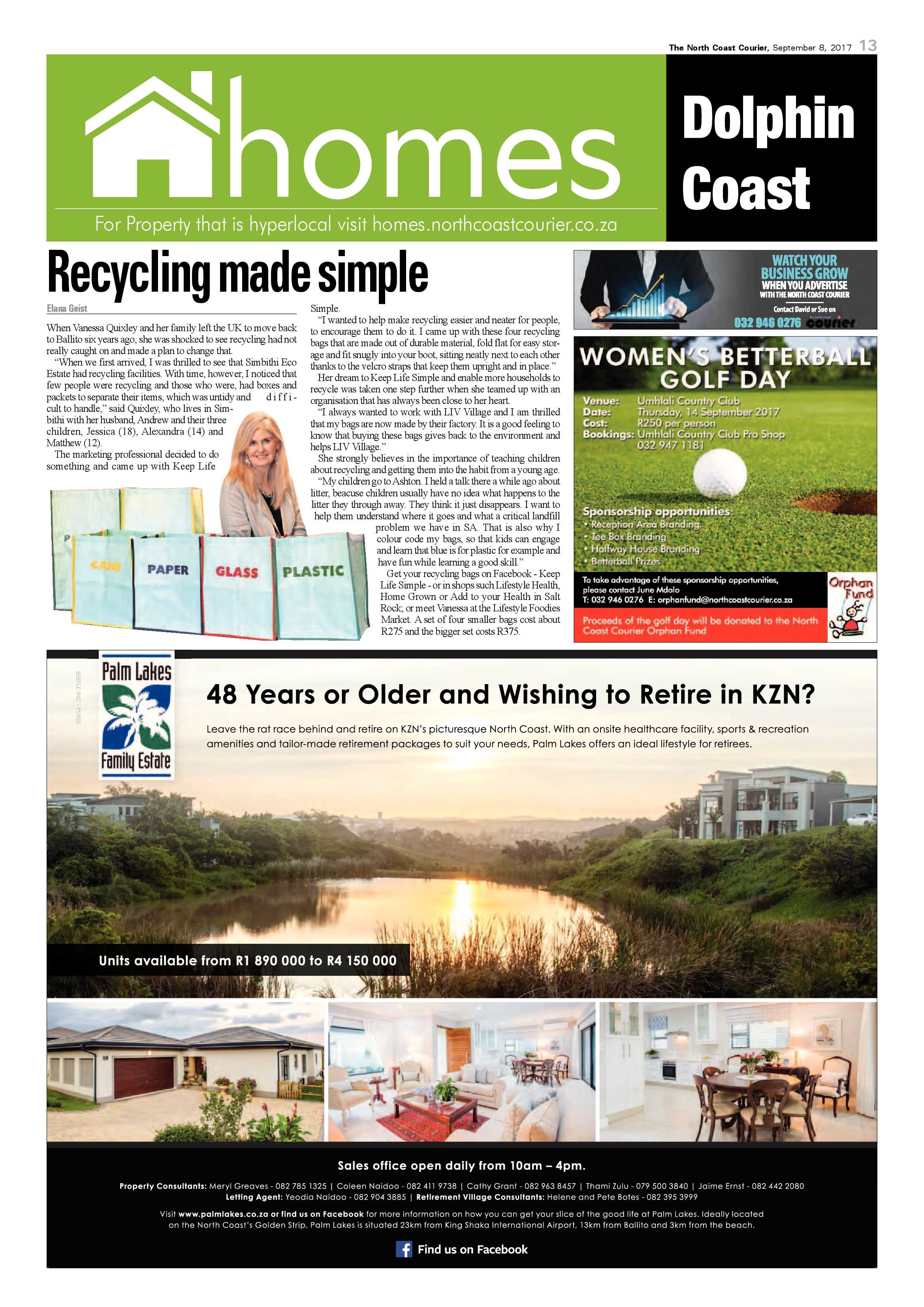 The North Coast Courier – 08 September 2017 page 13
