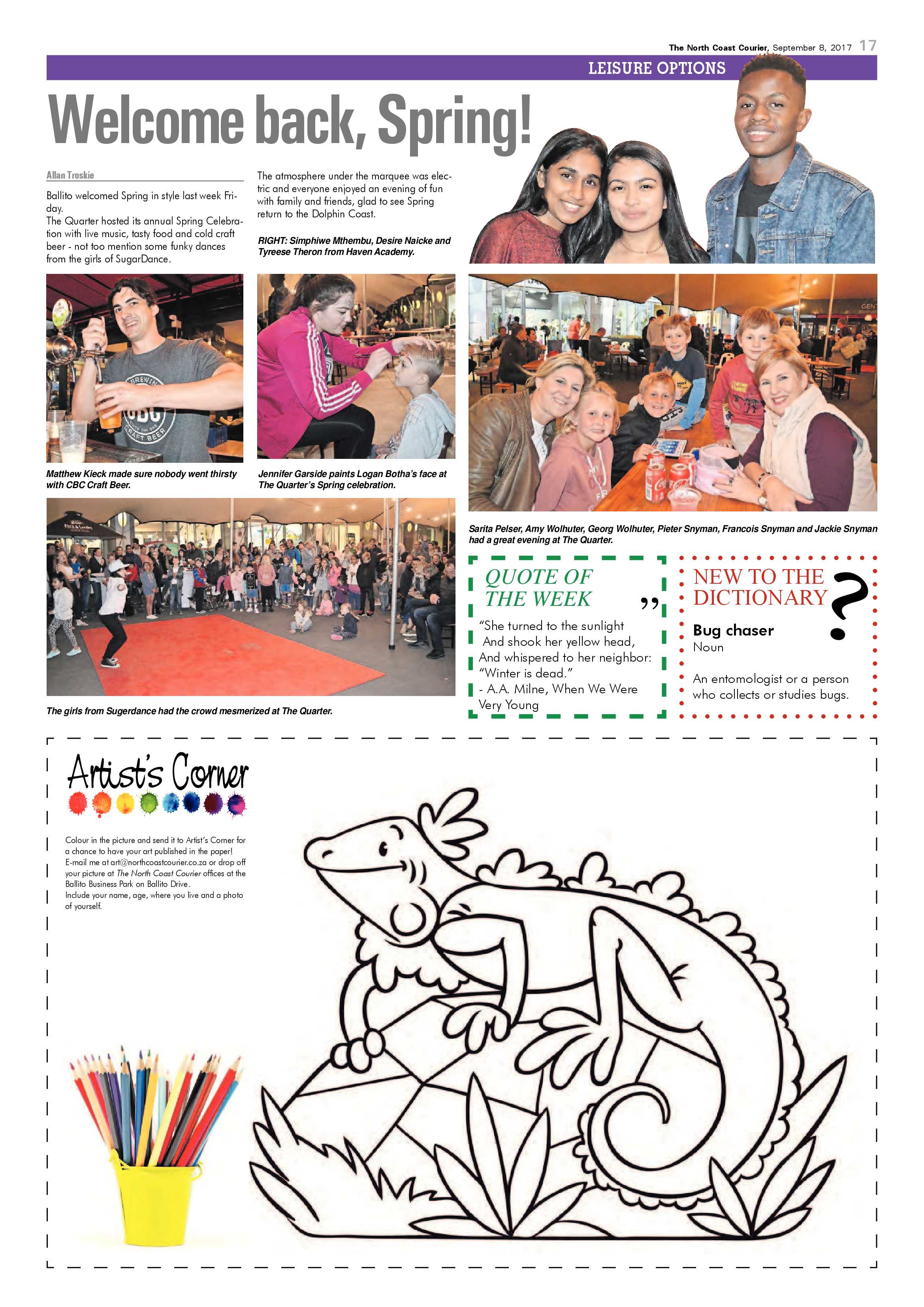 The North Coast Courier – 08 September 2017 page 17
