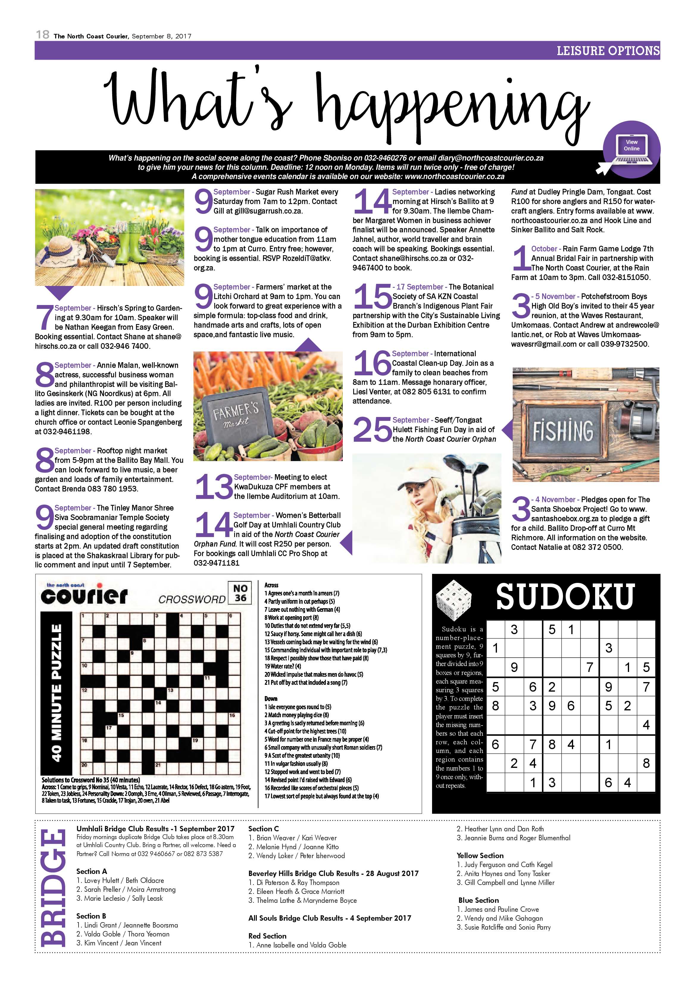 The North Coast Courier – 08 September 2017 page 18