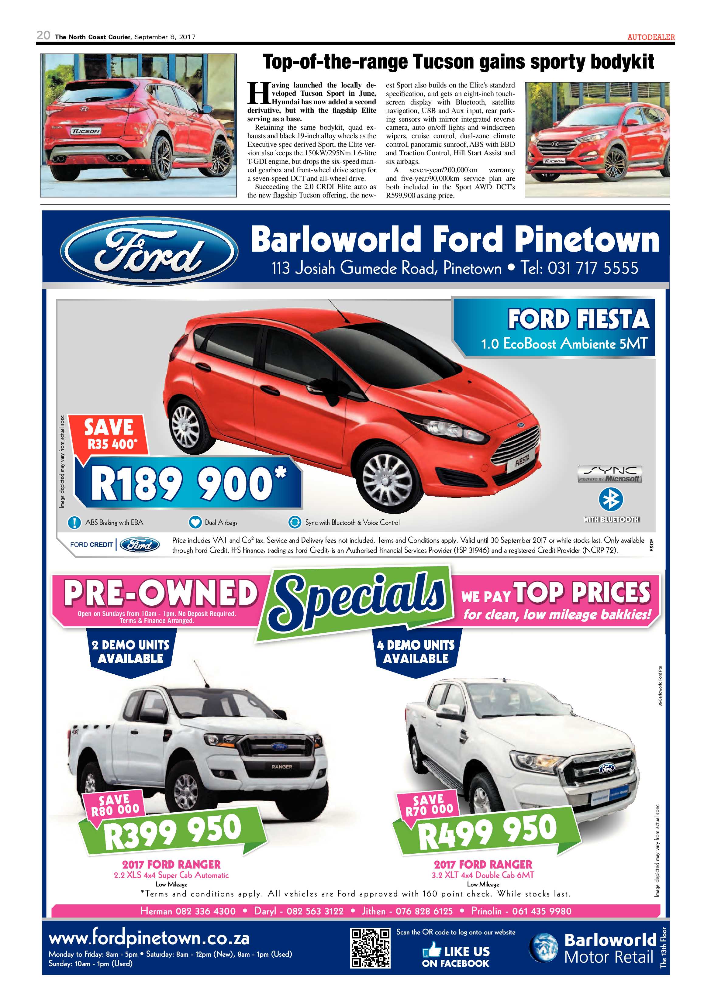 The North Coast Courier – 08 September 2017 page 20