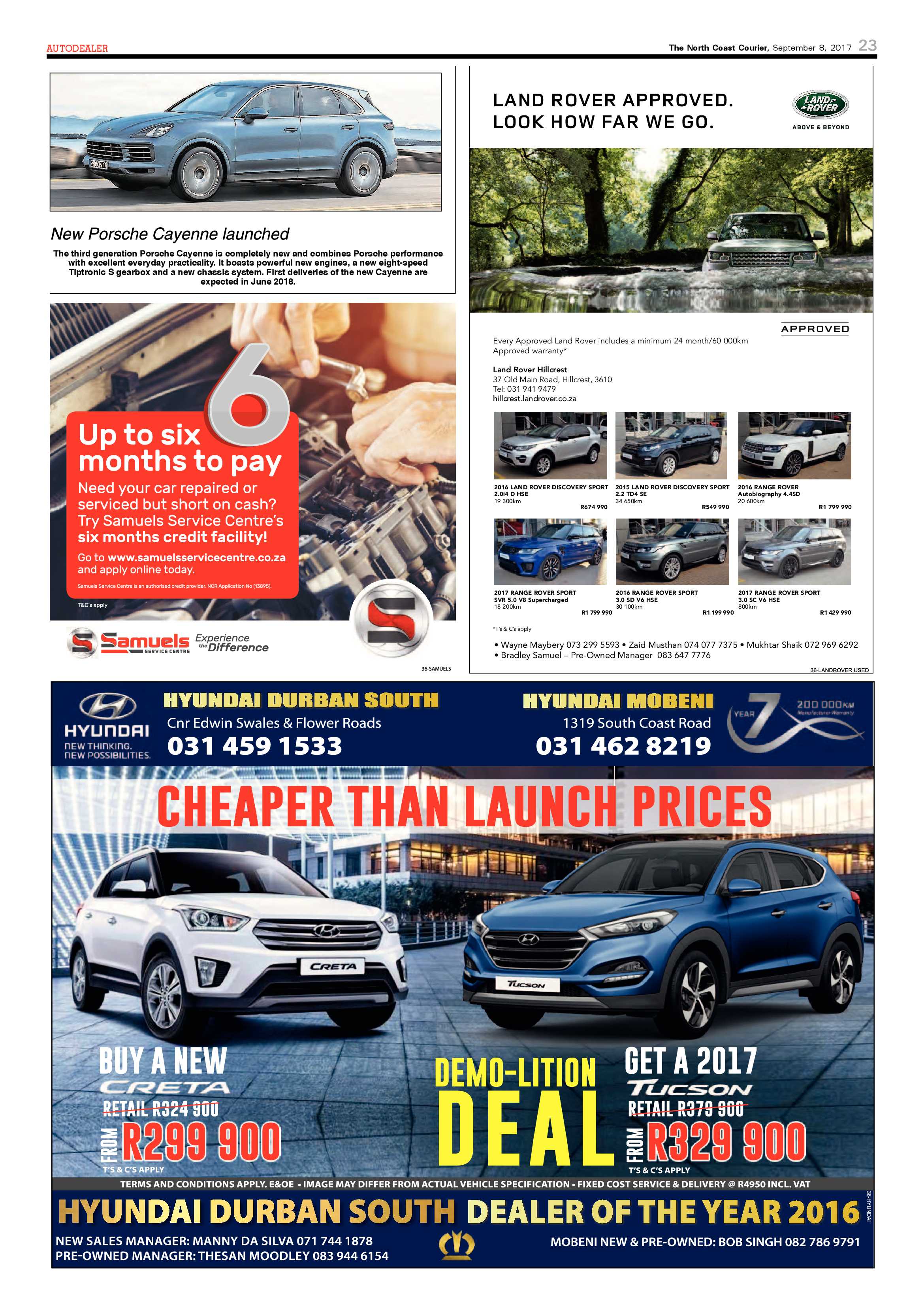 The North Coast Courier – 08 September 2017 page 23