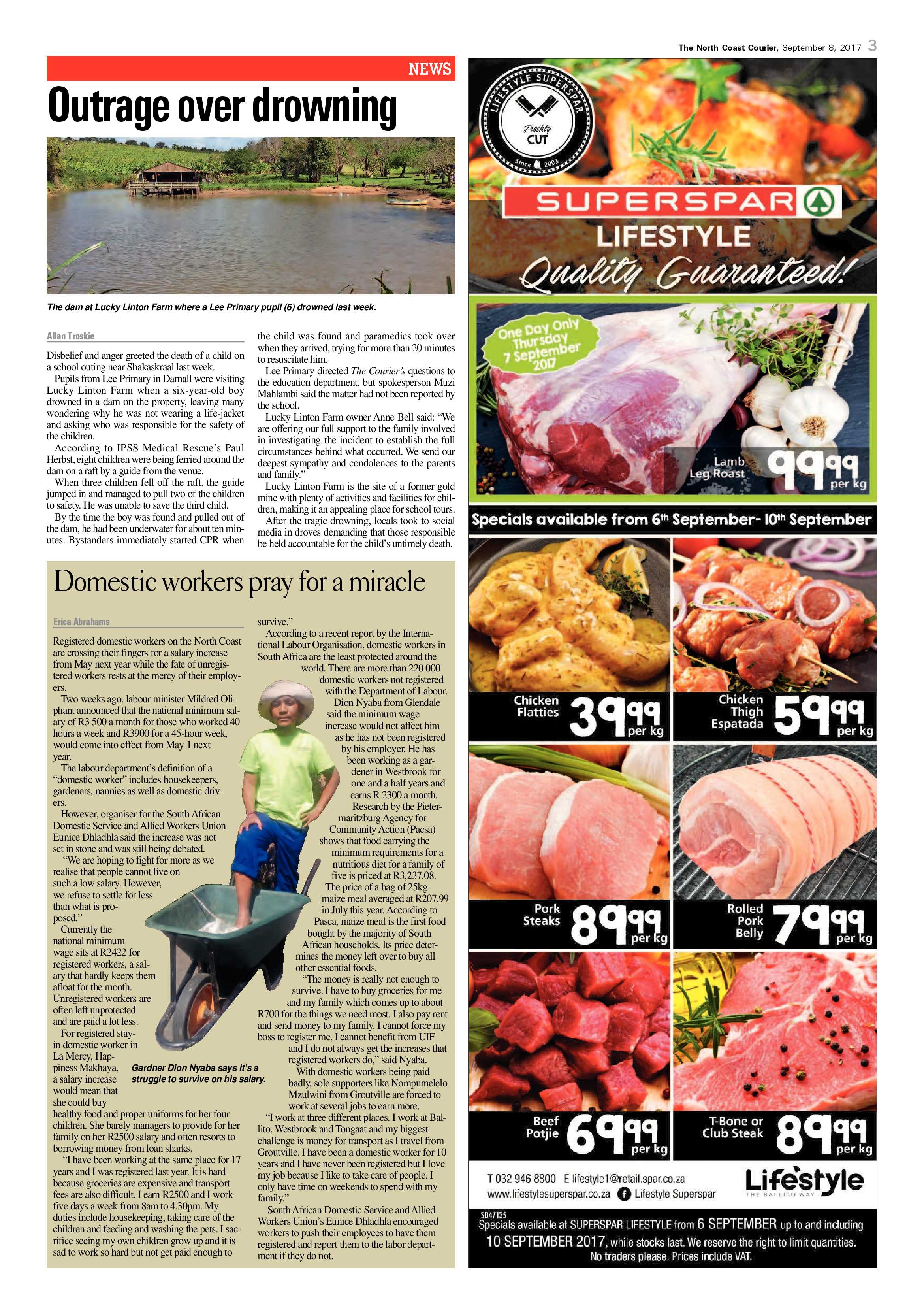 The North Coast Courier – 08 September 2017 page 3