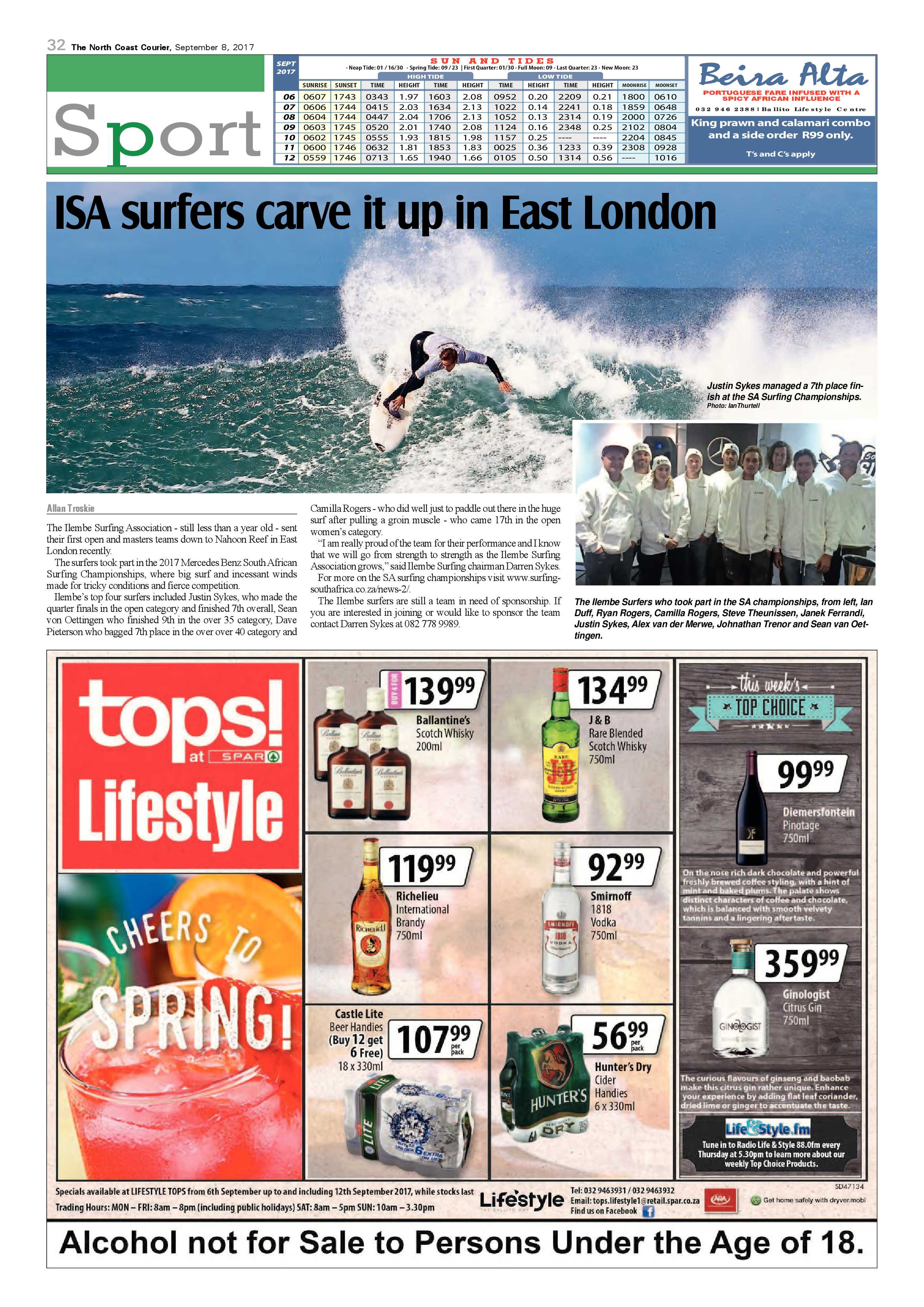 The North Coast Courier – 08 September 2017 page 32
