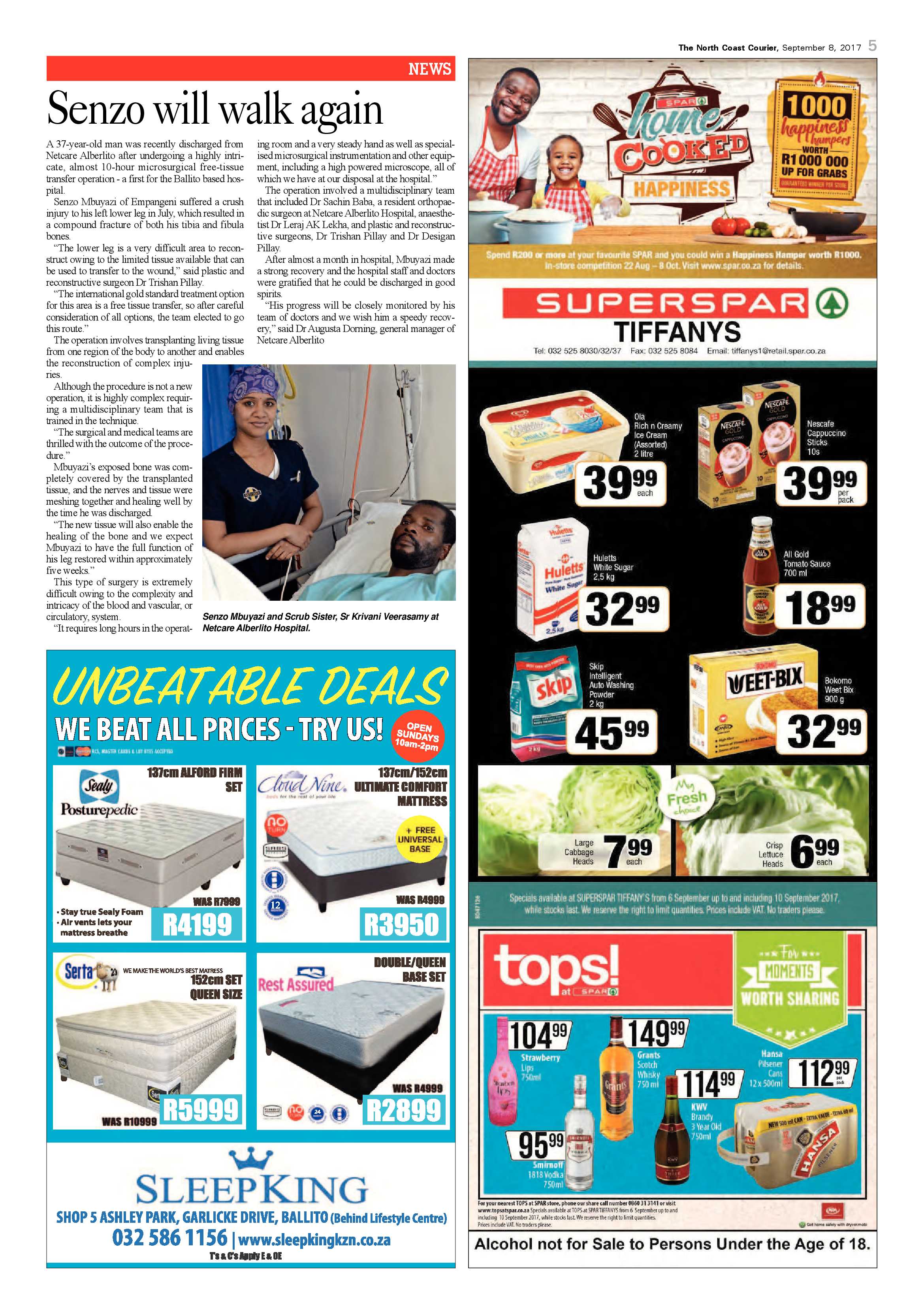 The North Coast Courier – 08 September 2017 page 5