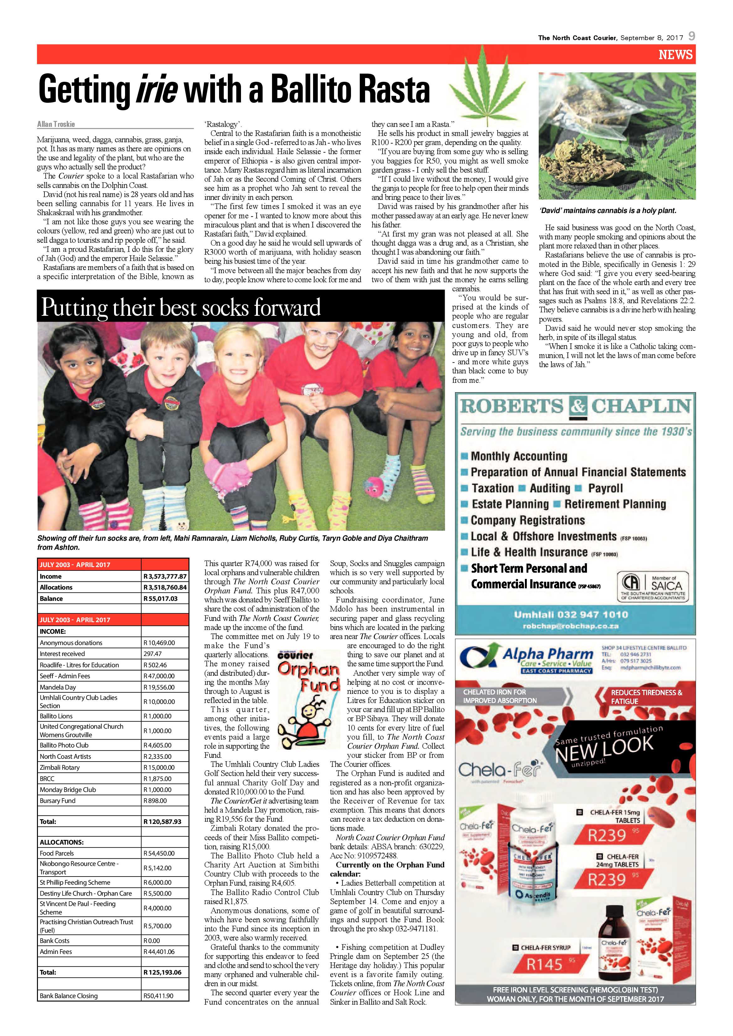 The North Coast Courier – 08 September 2017 page 9