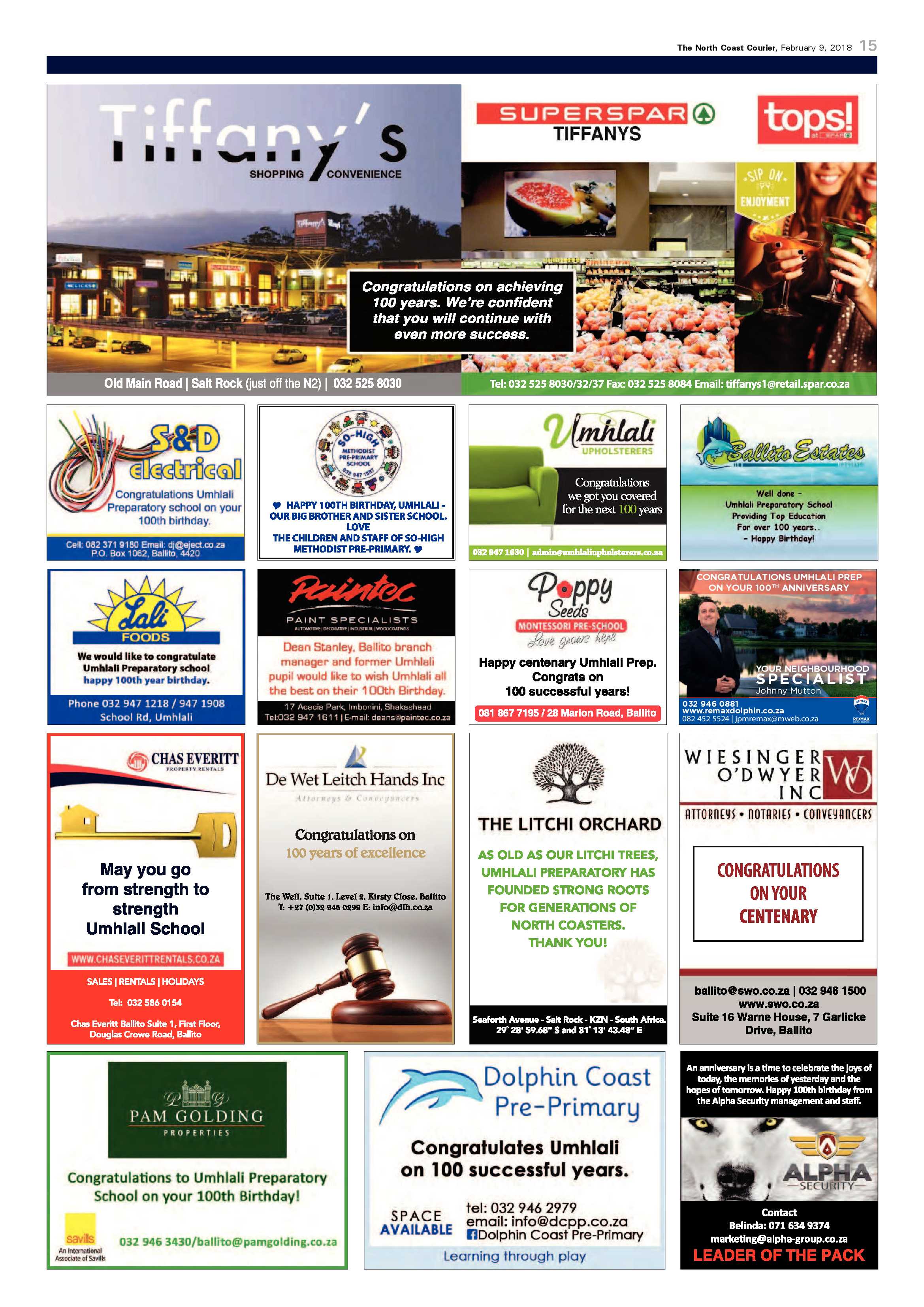 The North Coast Courier – 09 February 2018 page 15