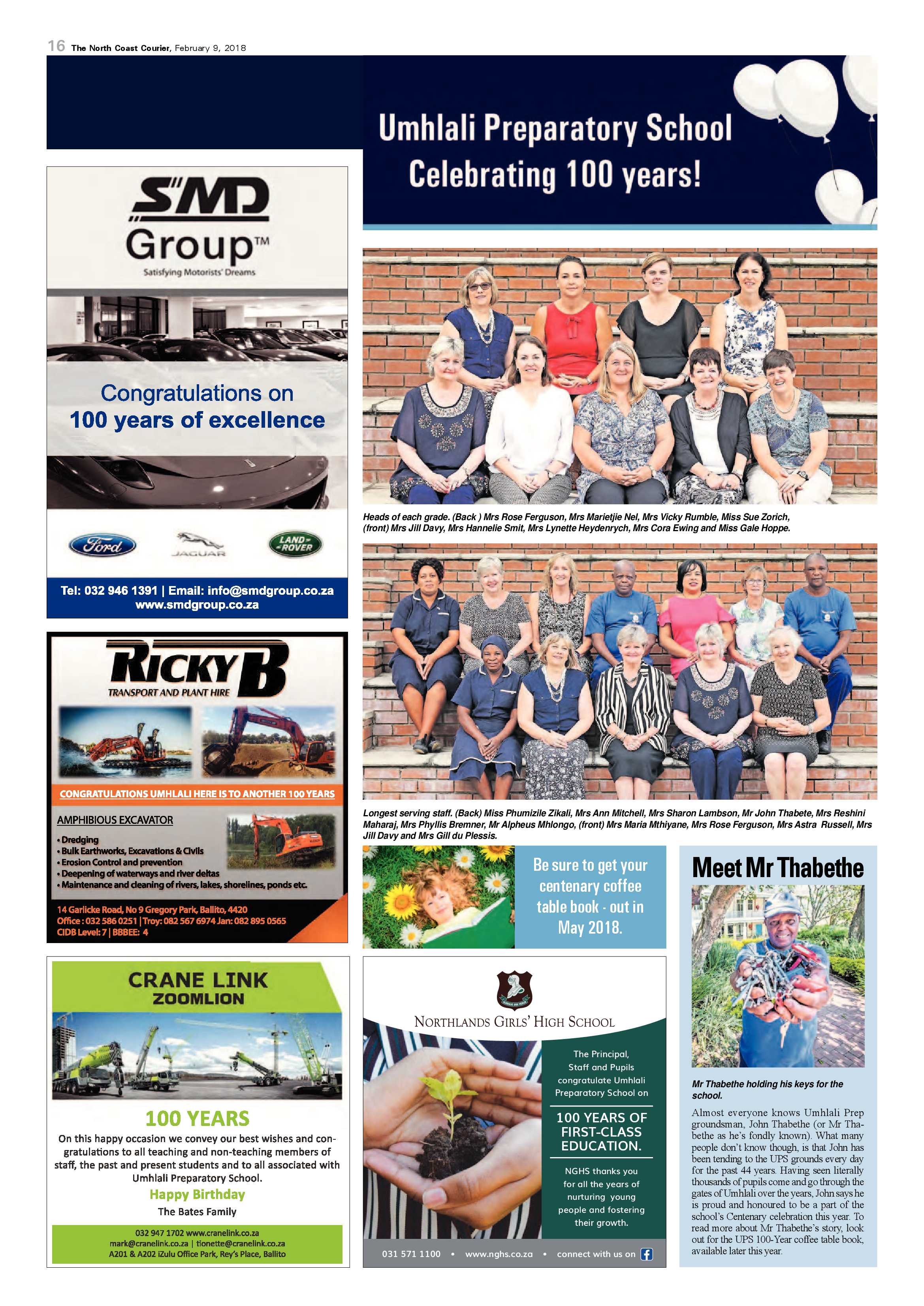 The North Coast Courier – 09 February 2018 page 16