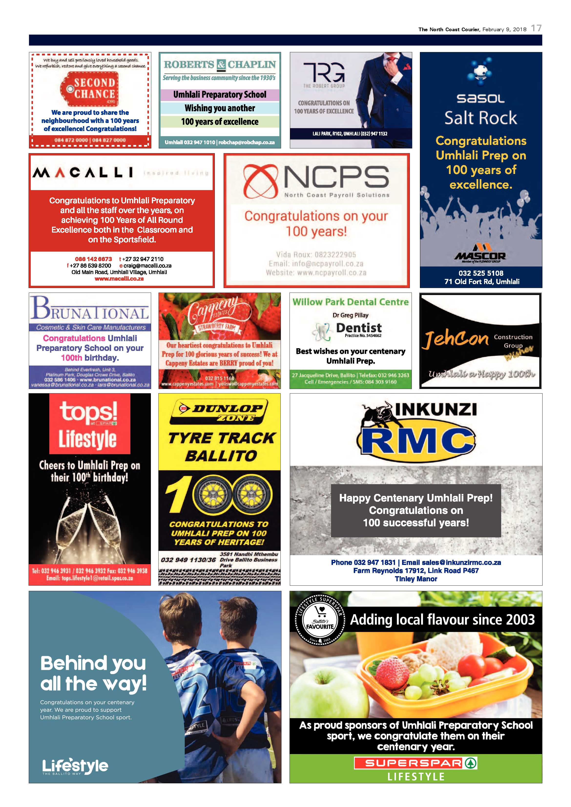 The North Coast Courier – 09 February 2018 page 17