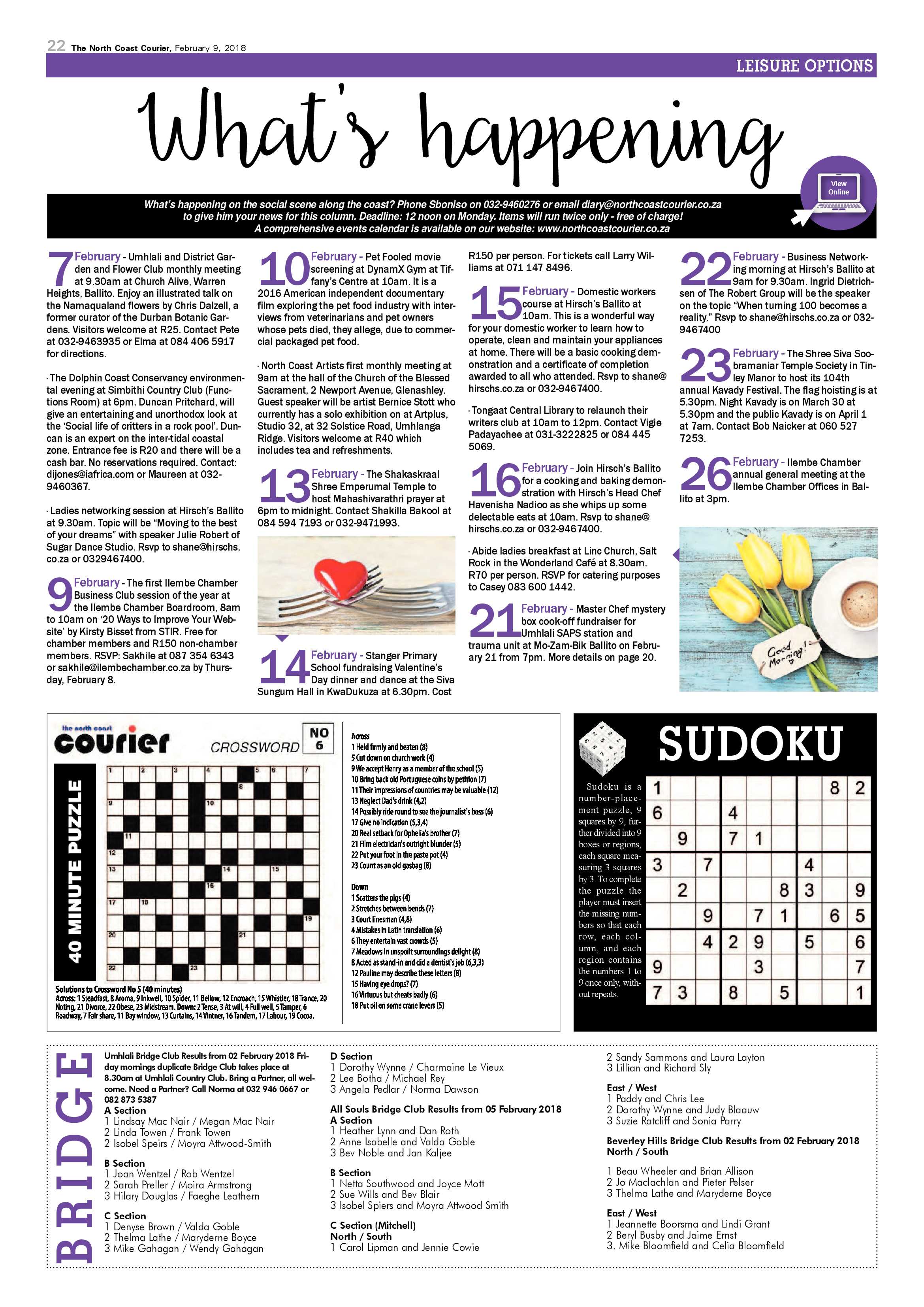 The North Coast Courier – 09 February 2018 page 22