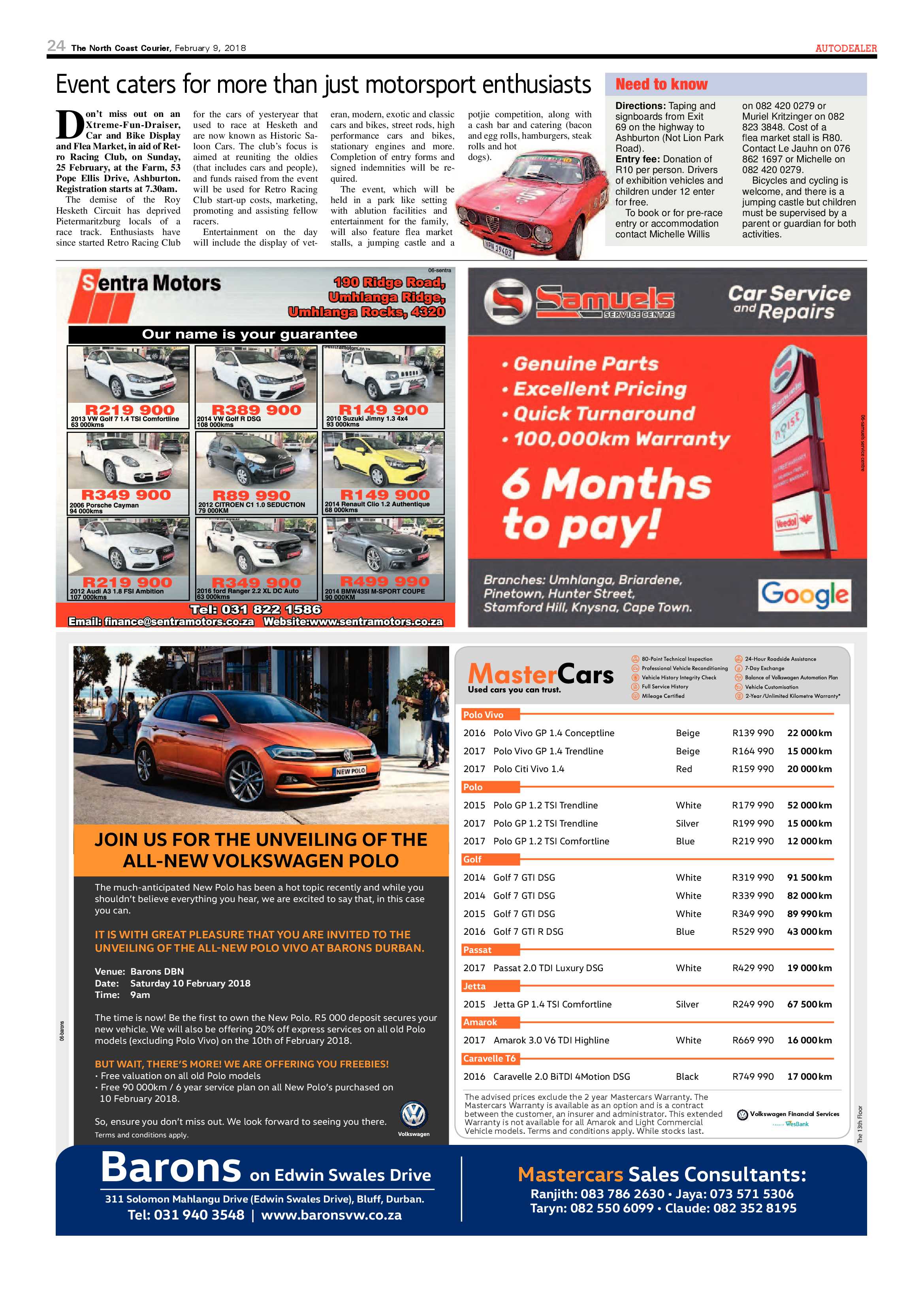 The North Coast Courier – 09 February 2018 page 24
