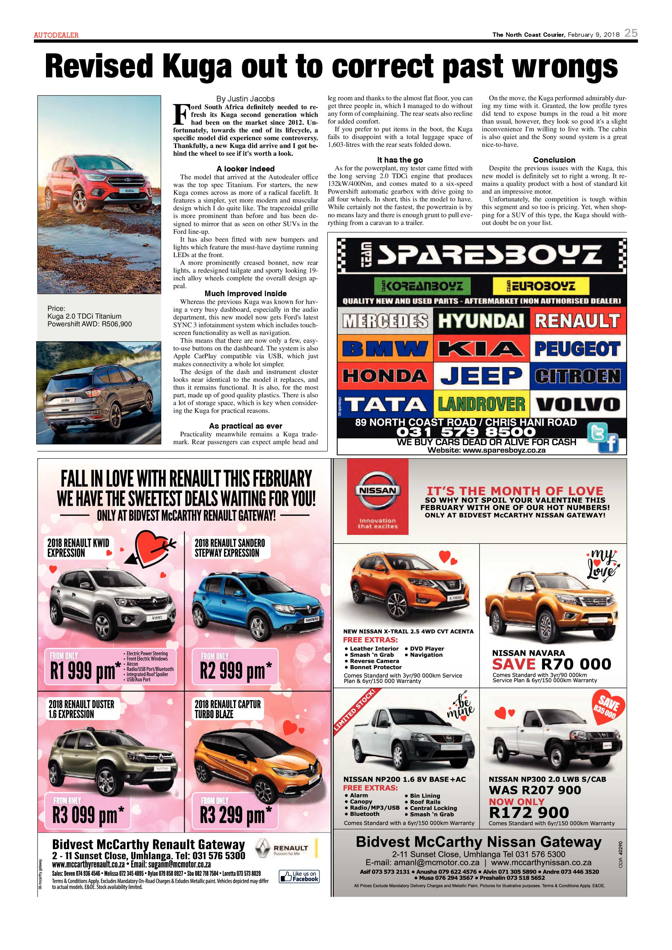 The North Coast Courier – 09 February 2018 page 25