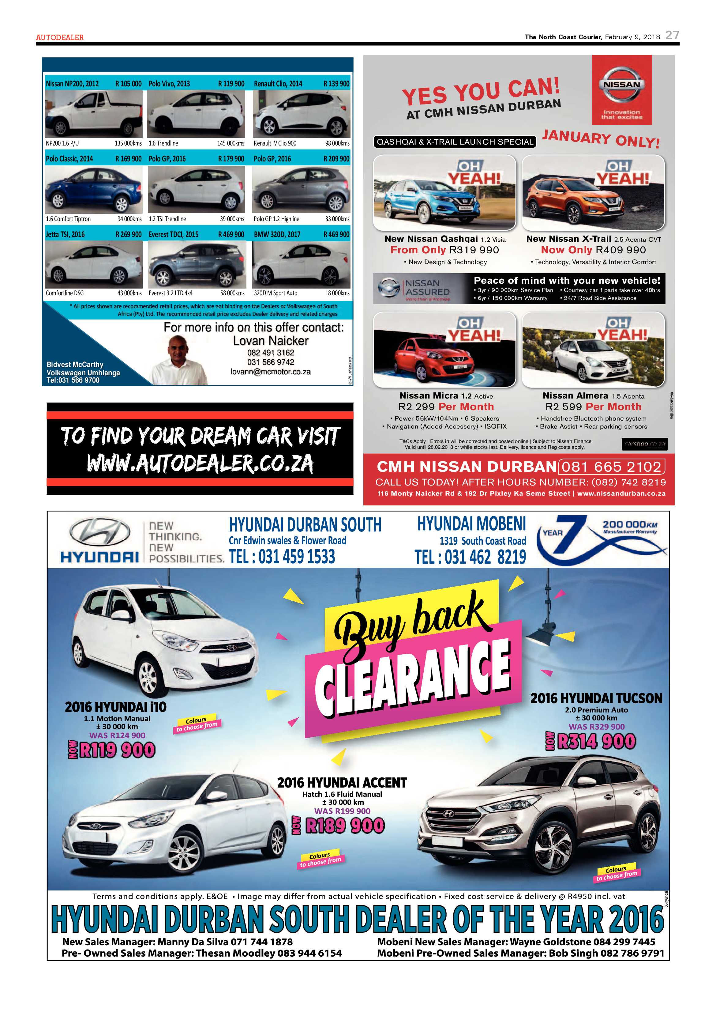 The North Coast Courier – 09 February 2018 page 27