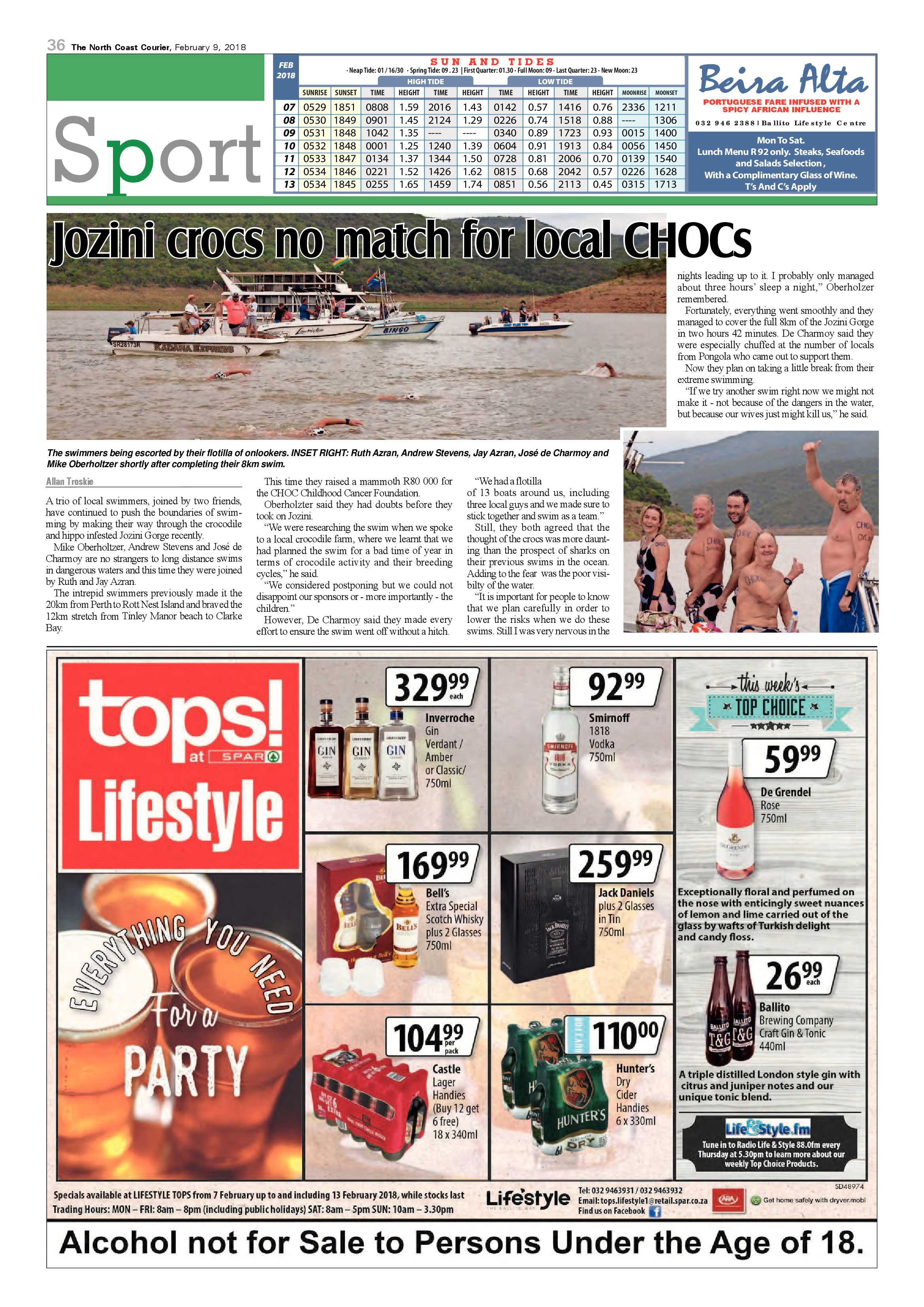 The North Coast Courier – 09 February 2018 page 36