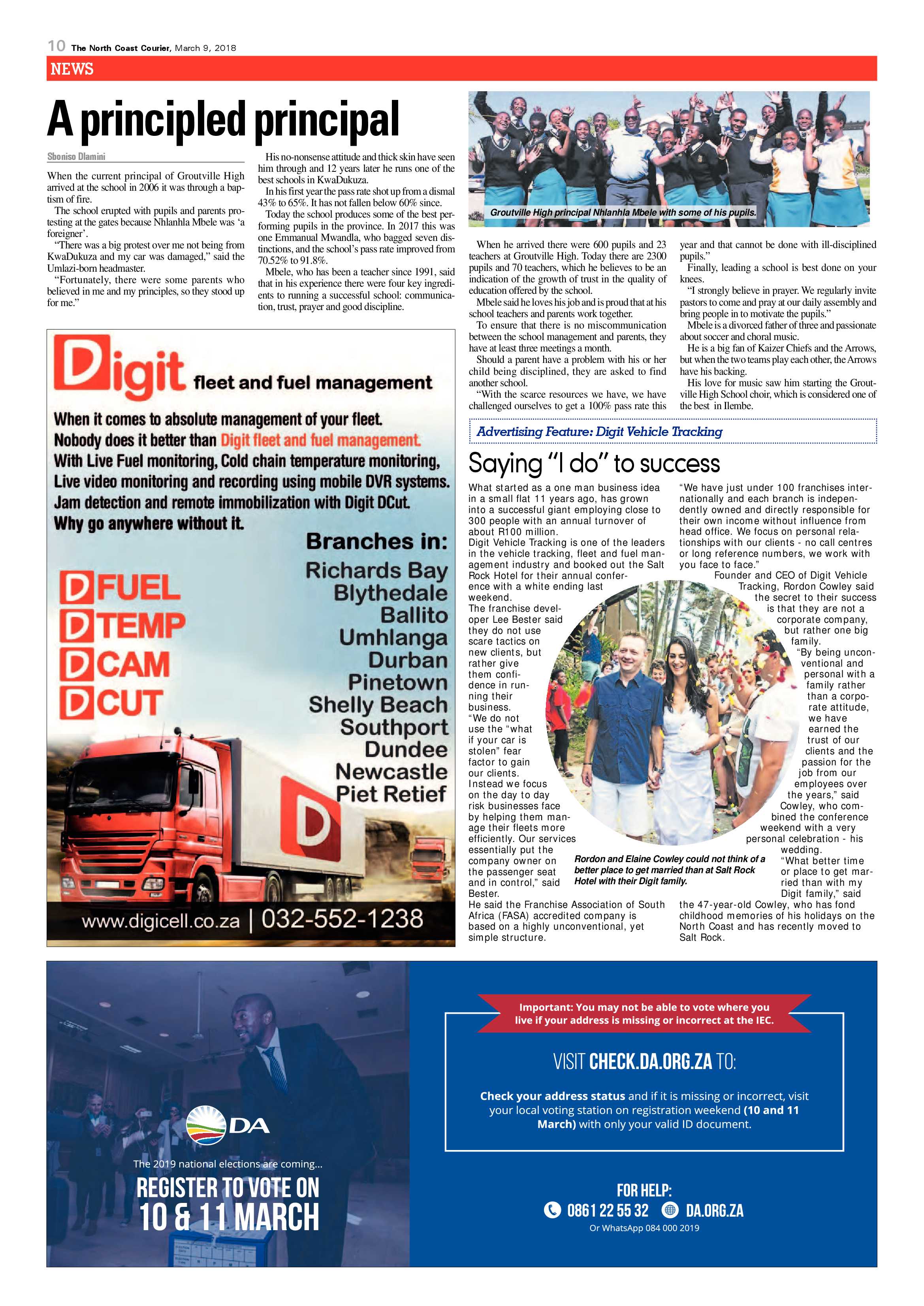 The North Coast Courier – 09 March 2018 page 10
