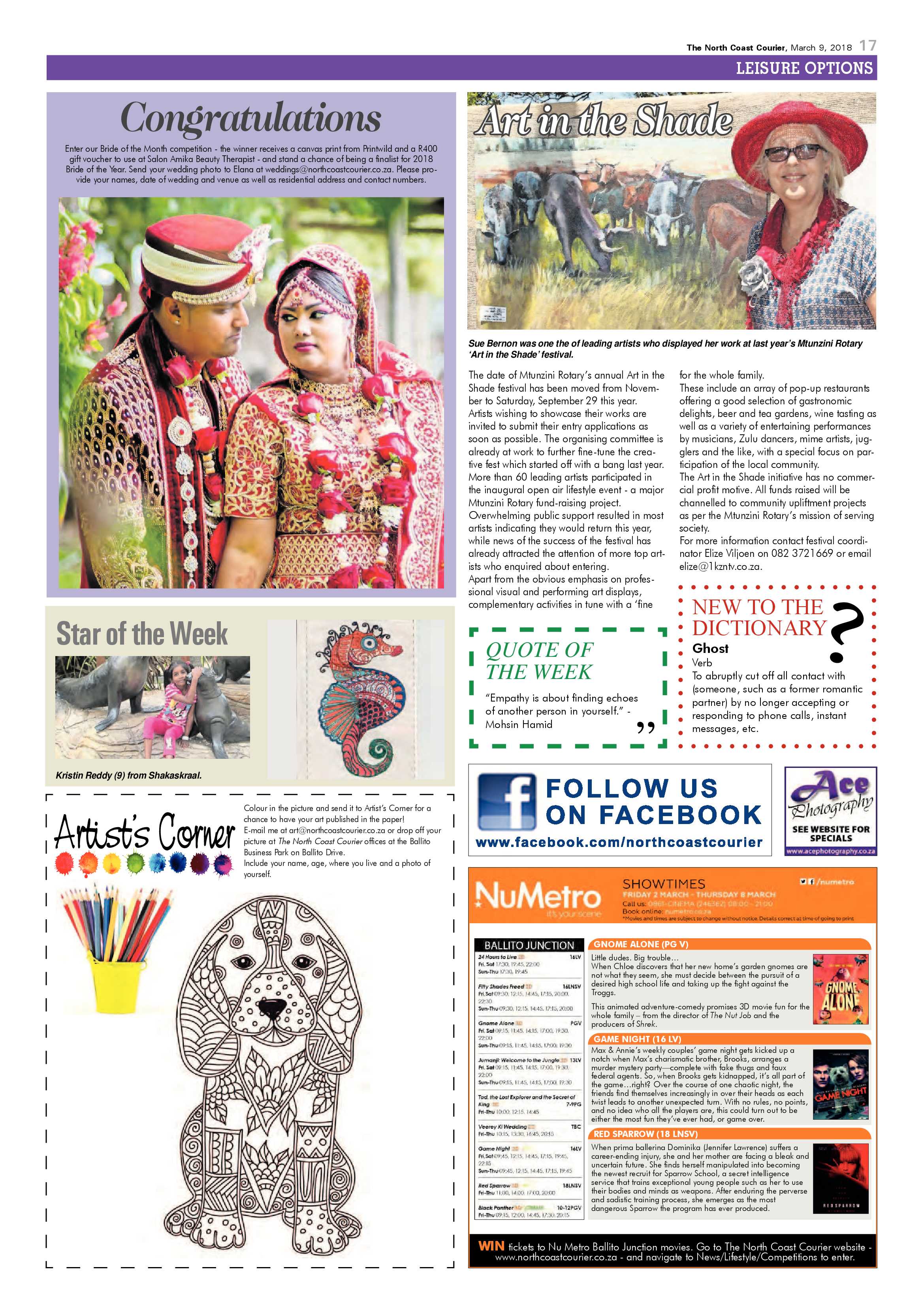 The North Coast Courier – 09 March 2018 page 17