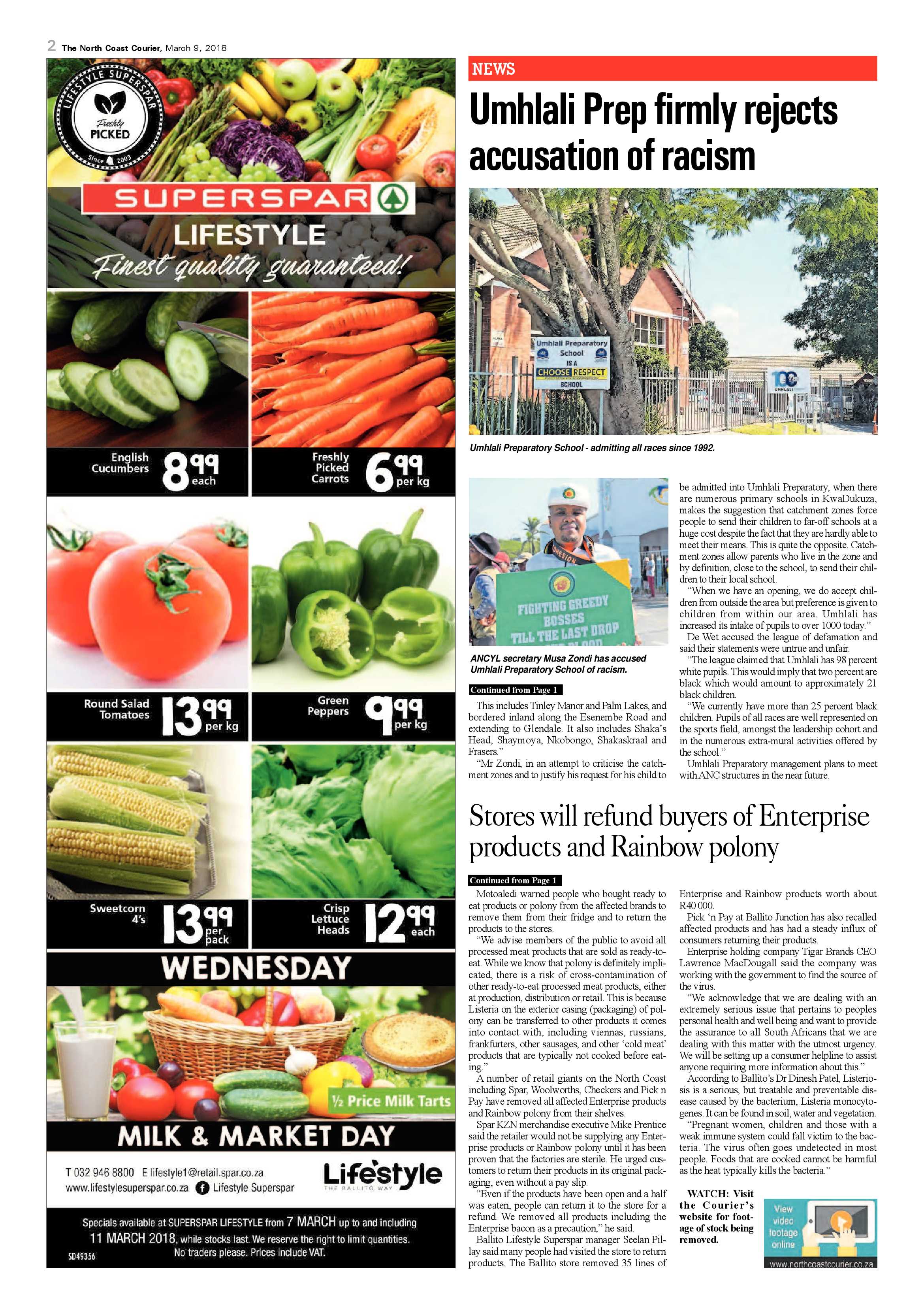 The North Coast Courier – 09 March 2018 page 2