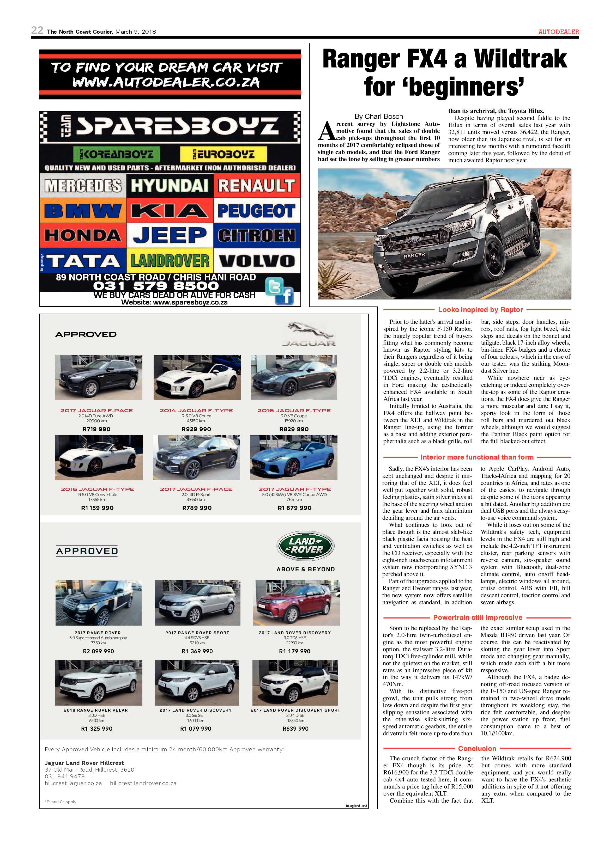 The North Coast Courier – 09 March 2018 page 22