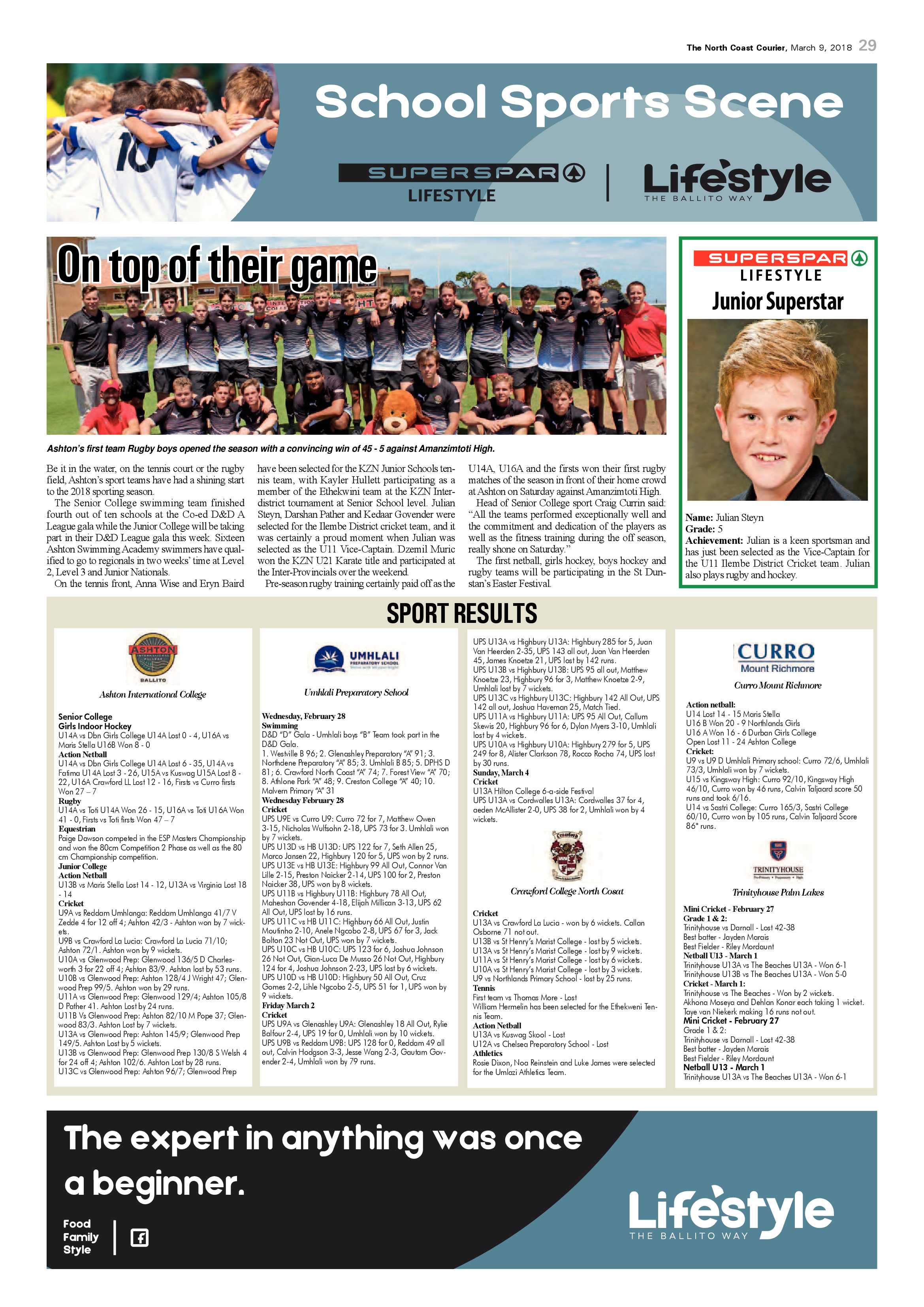 The North Coast Courier – 09 March 2018 page 29