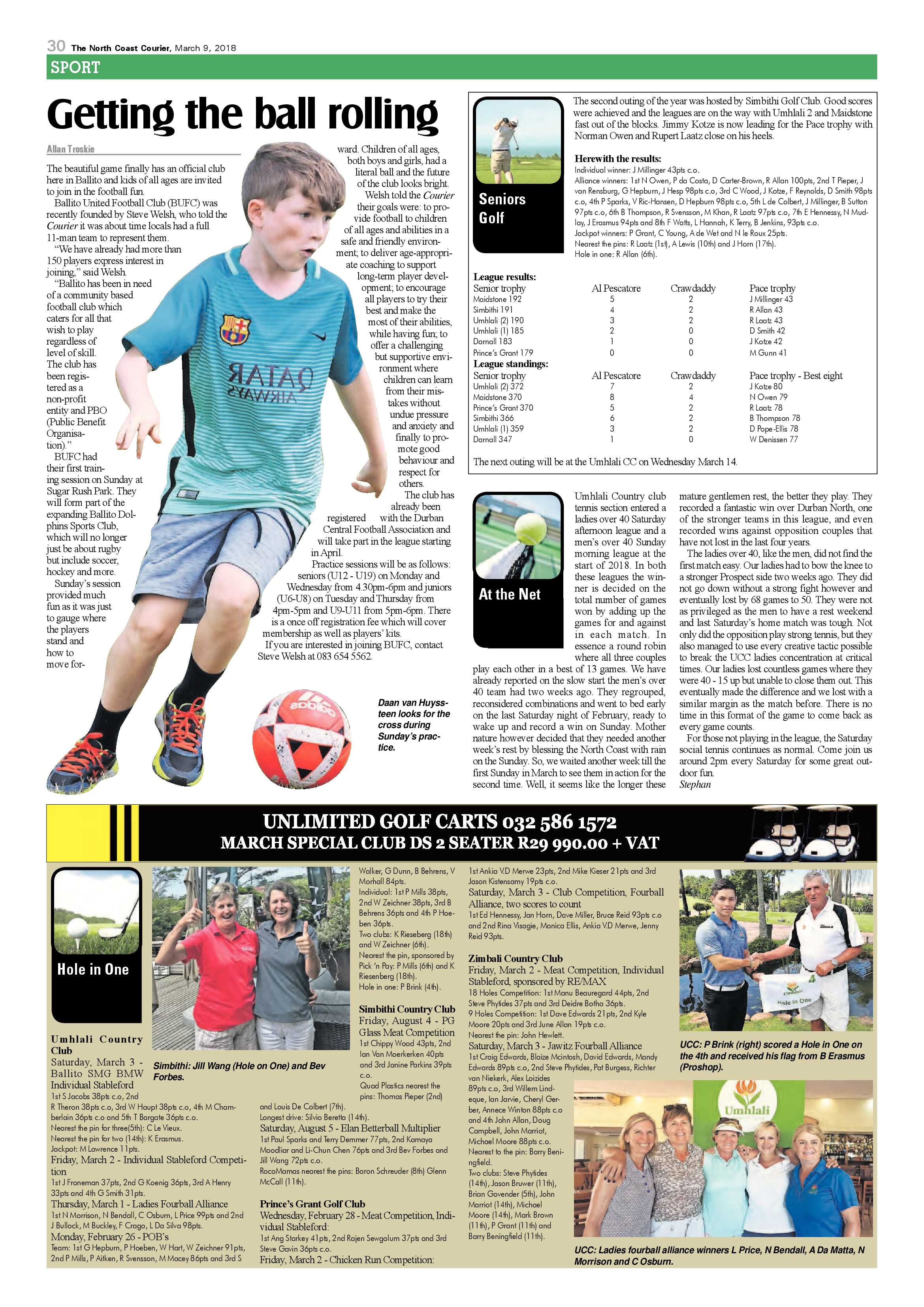 The North Coast Courier – 09 March 2018 page 30