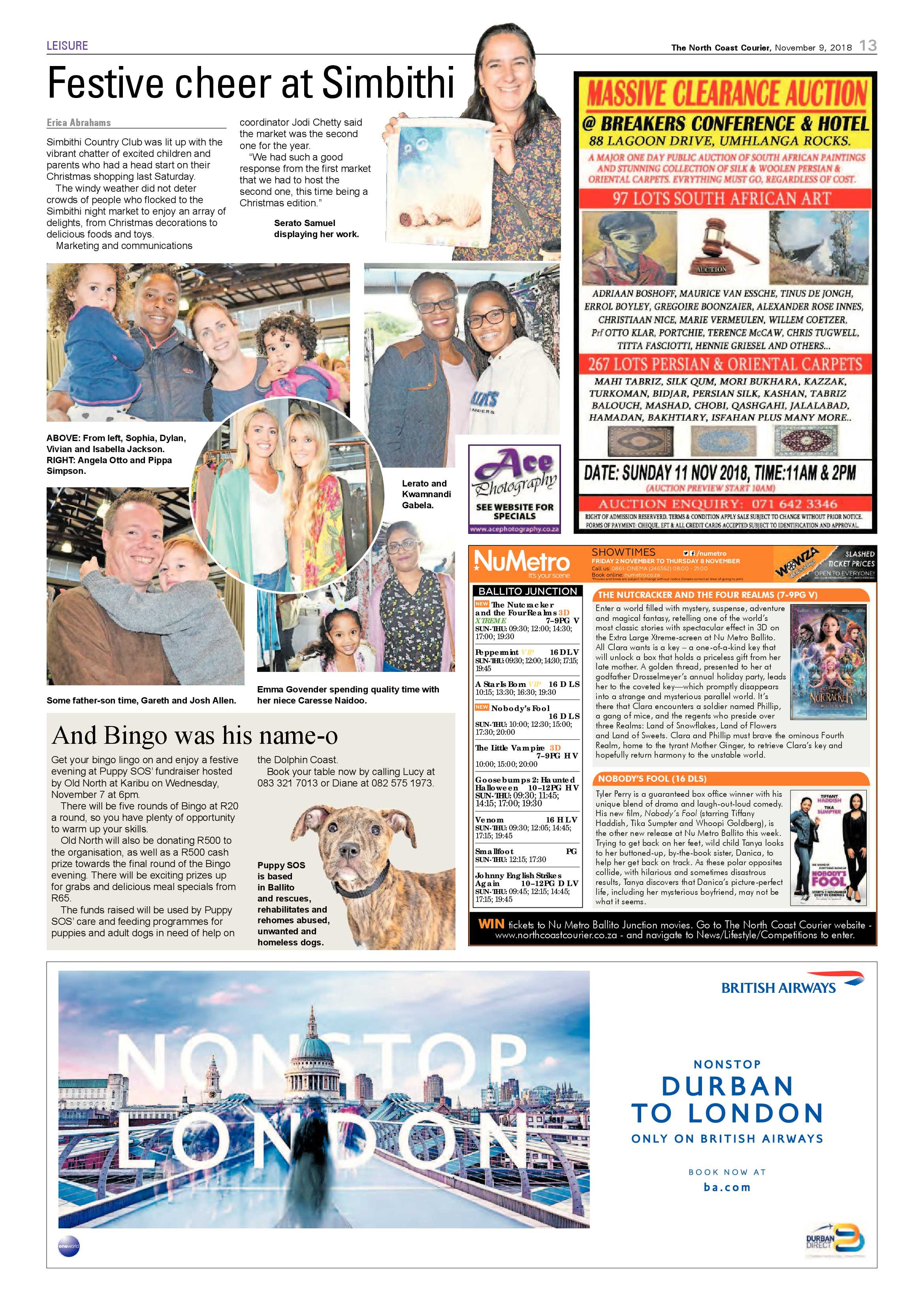 The North Coast Courier – 09 November 2018 page 13