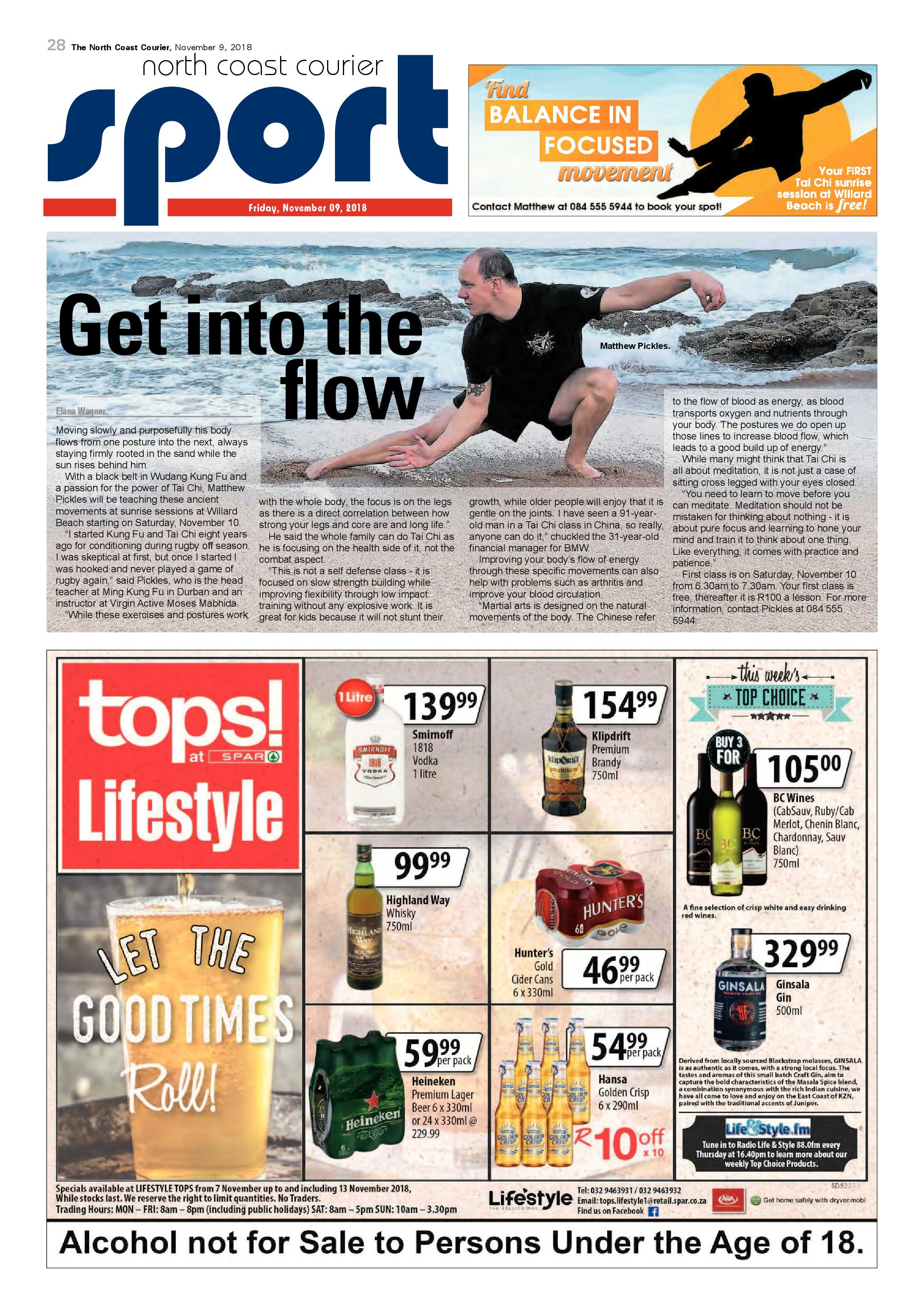 The North Coast Courier – 09 November 2018 page 28
