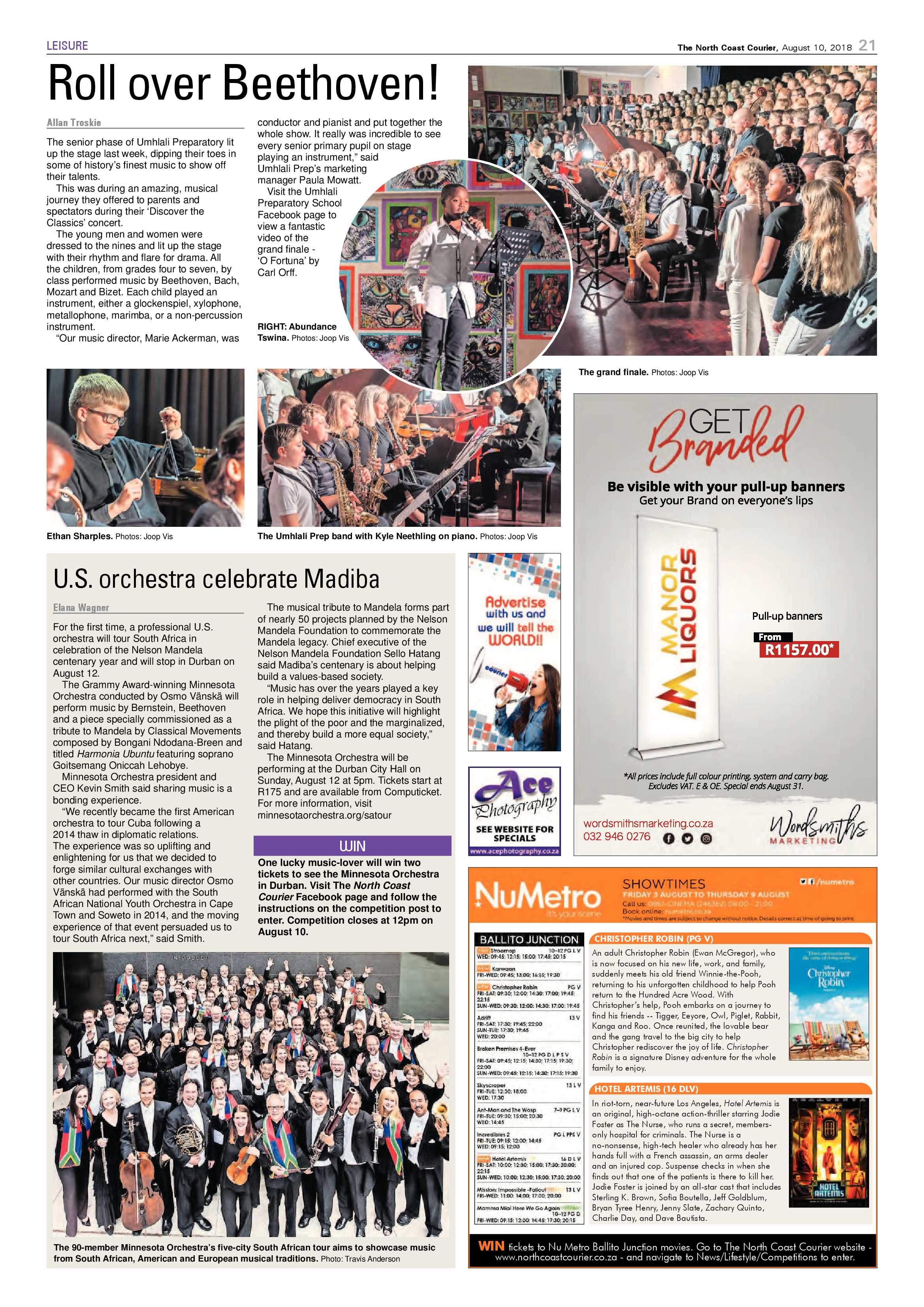 The North Coast Courier – 10 August 2018 page 21