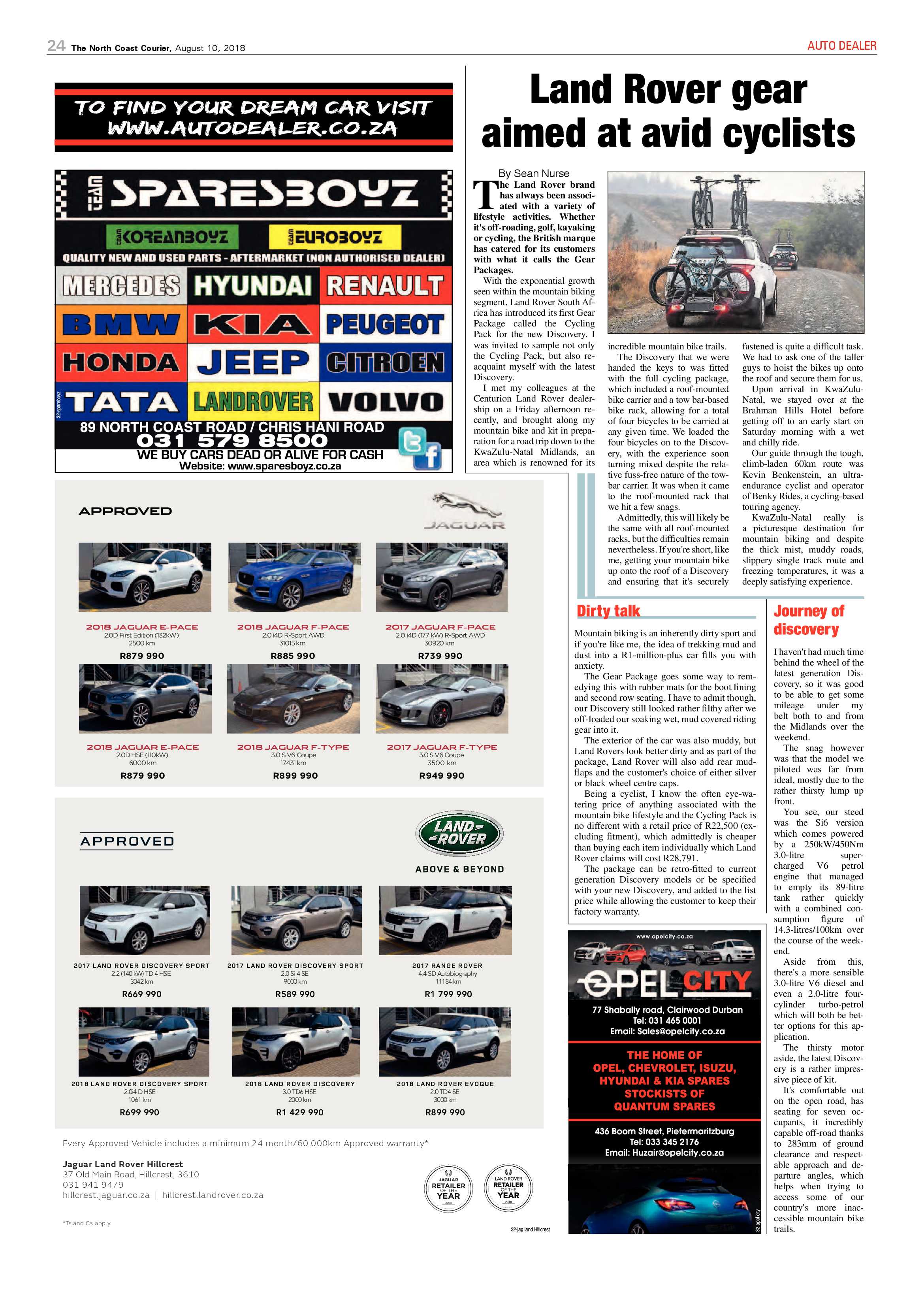 The North Coast Courier – 10 August 2018 page 24