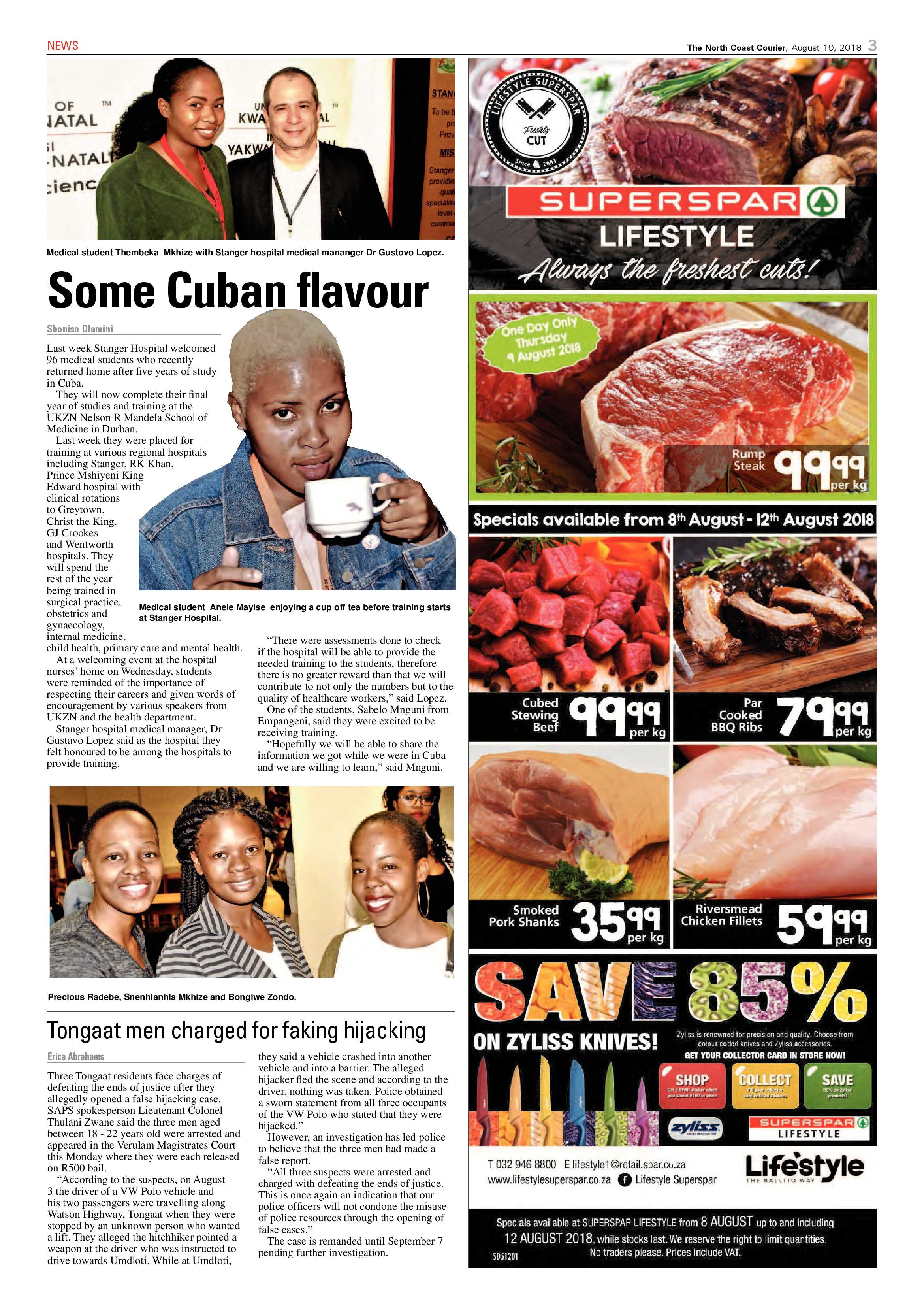 The North Coast Courier – 10 August 2018 page 3