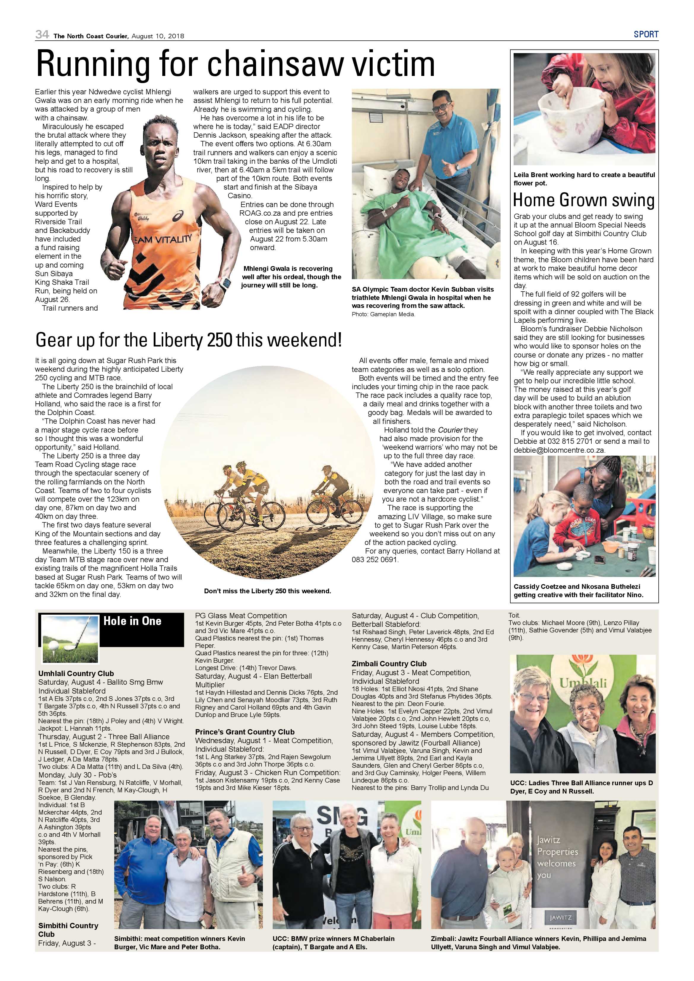 The North Coast Courier – 10 August 2018 page 34