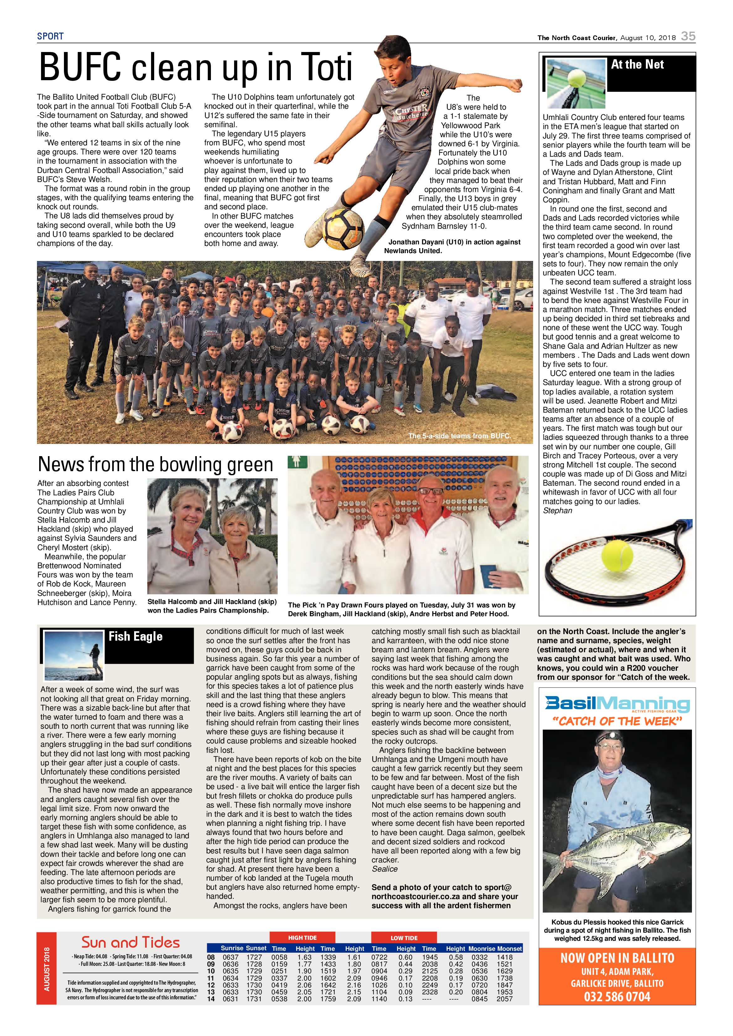 The North Coast Courier – 10 August 2018 page 35