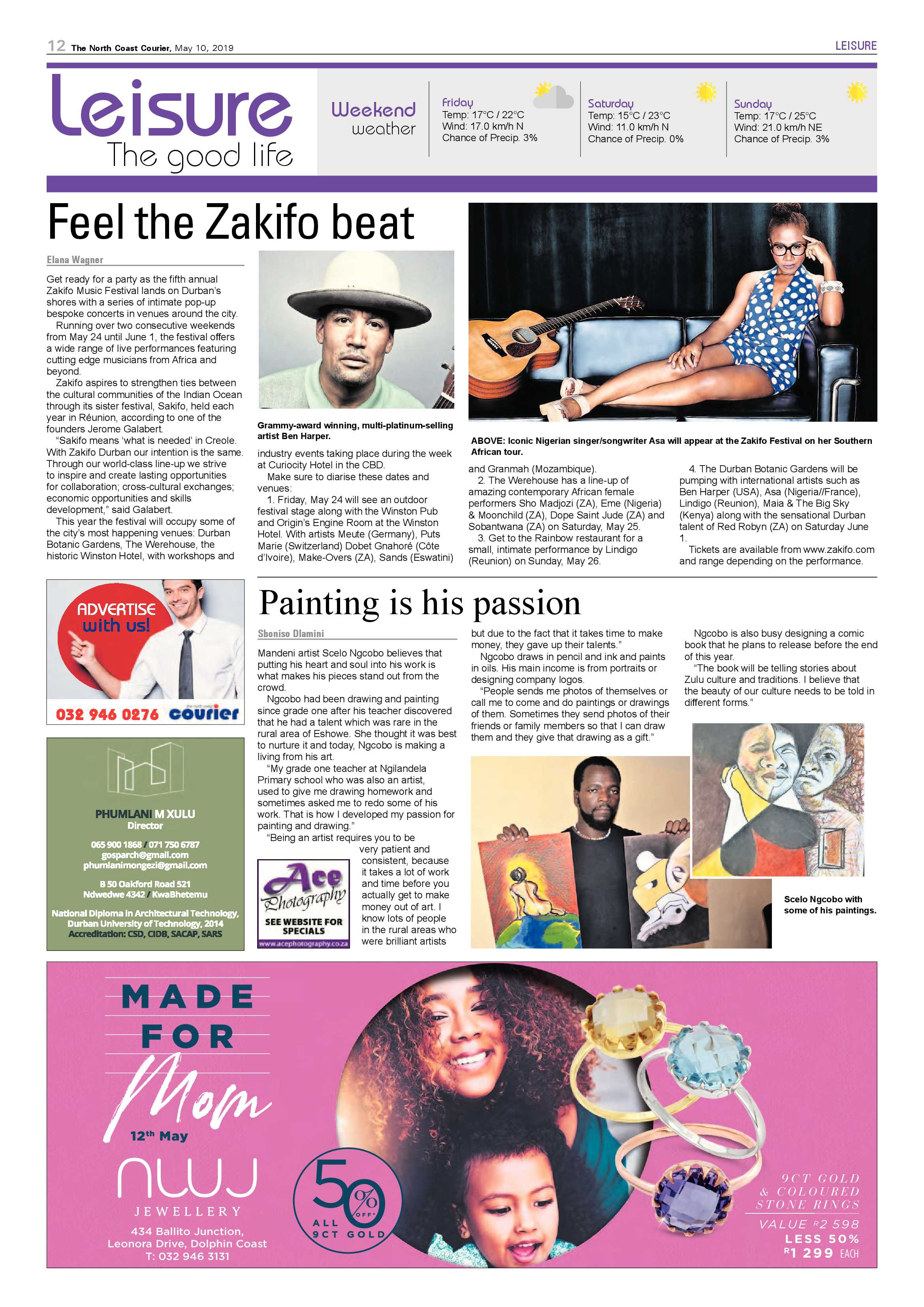 The North Coast Courier – 10 May 2019 page 12