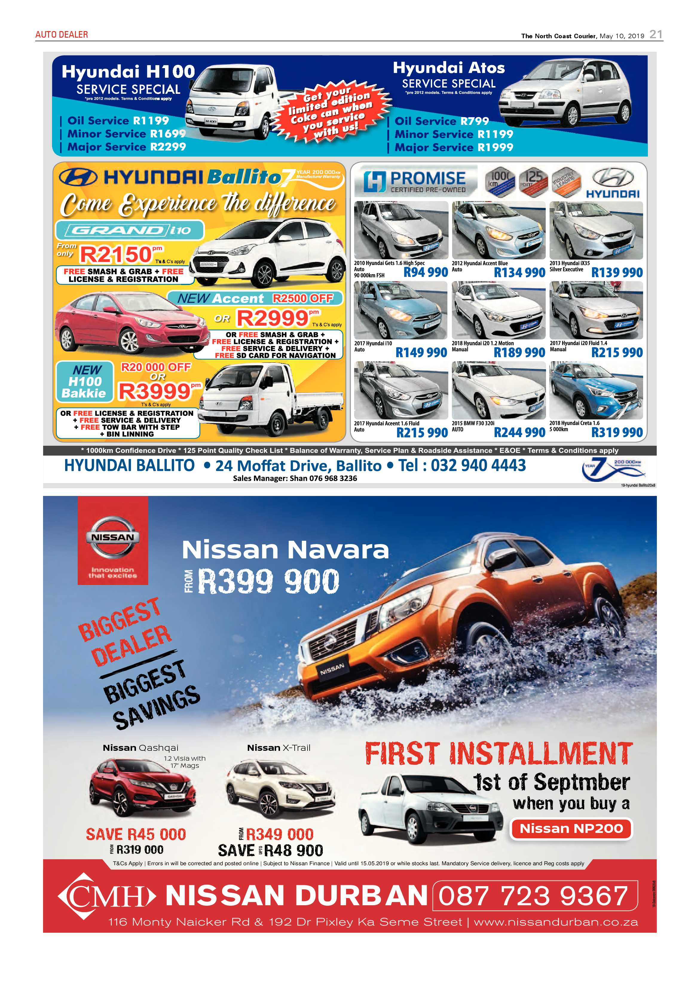 The North Coast Courier – 10 May 2019 page 21