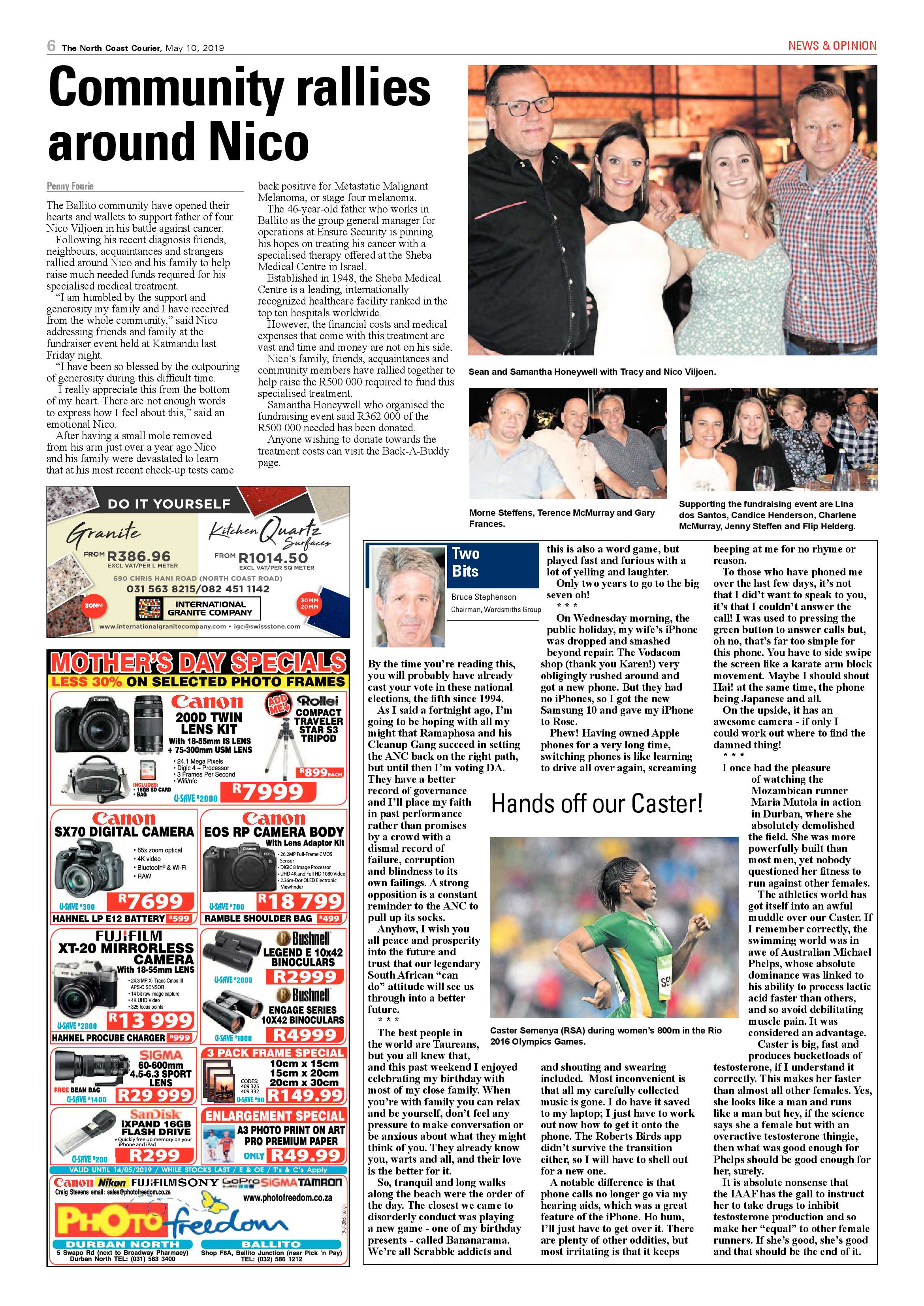 The North Coast Courier – 10 May 2019 page 6
