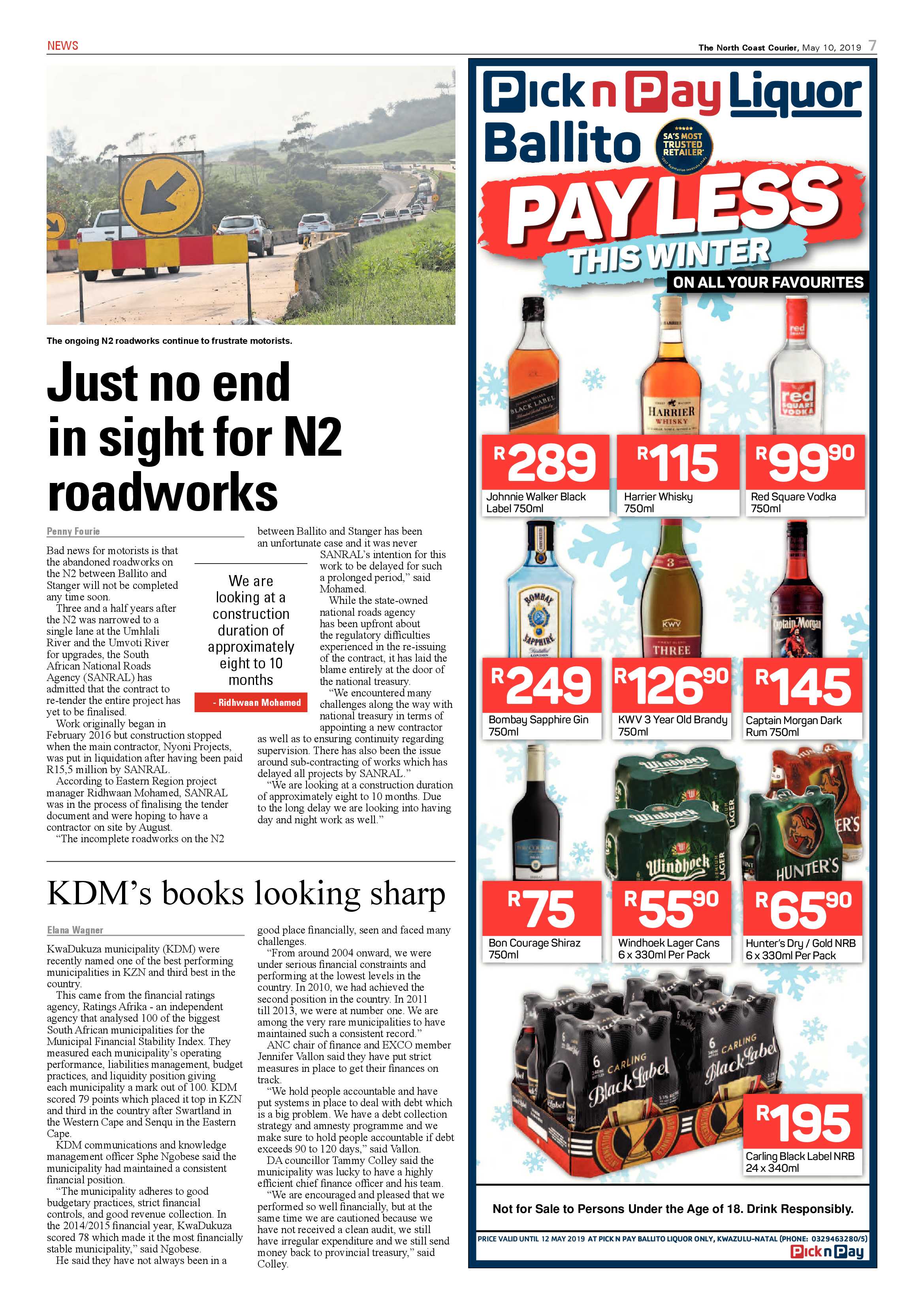 The North Coast Courier – 10 May 2019 page 7
