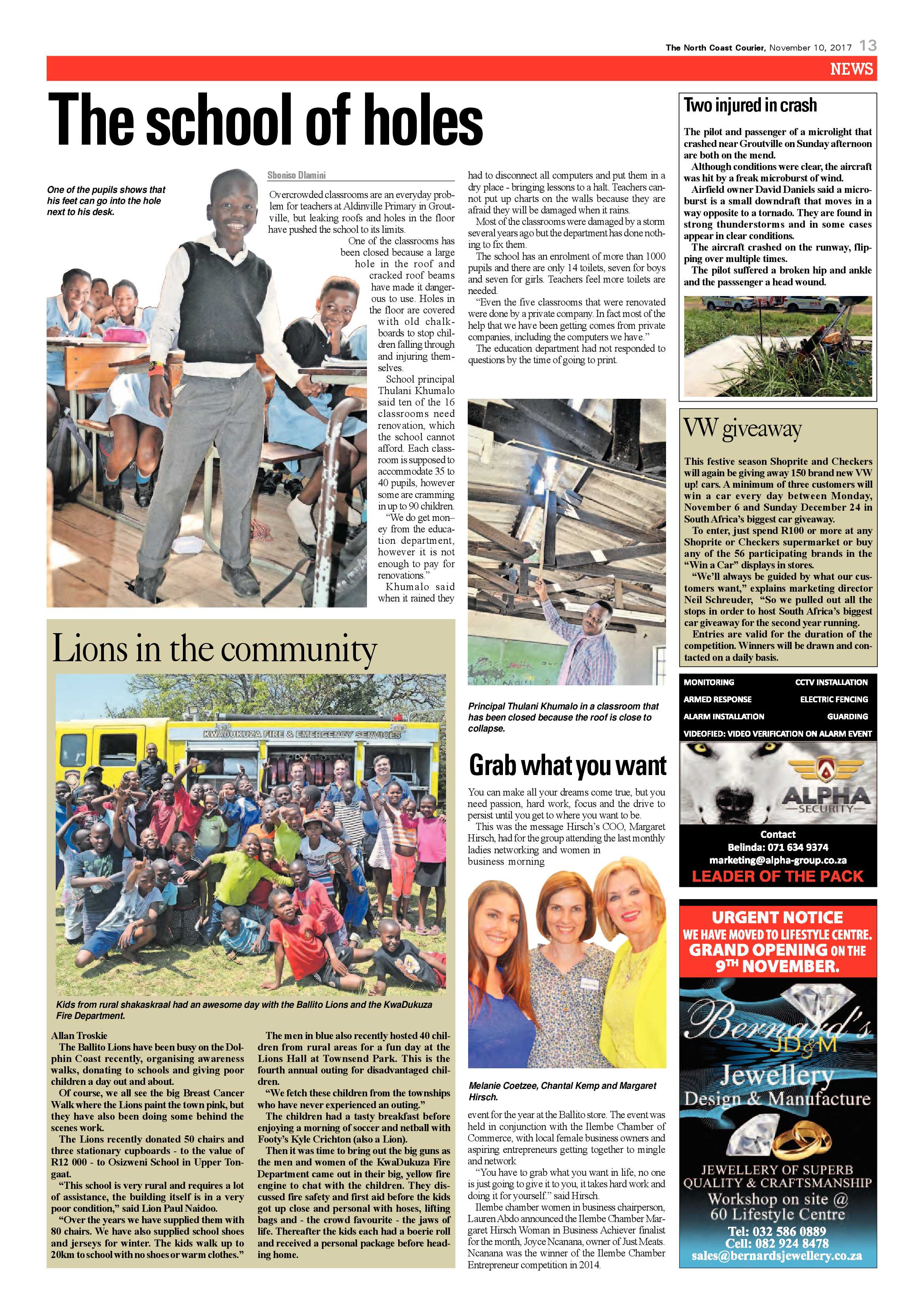 The North Coast Courier – 10 November 2017 page 13