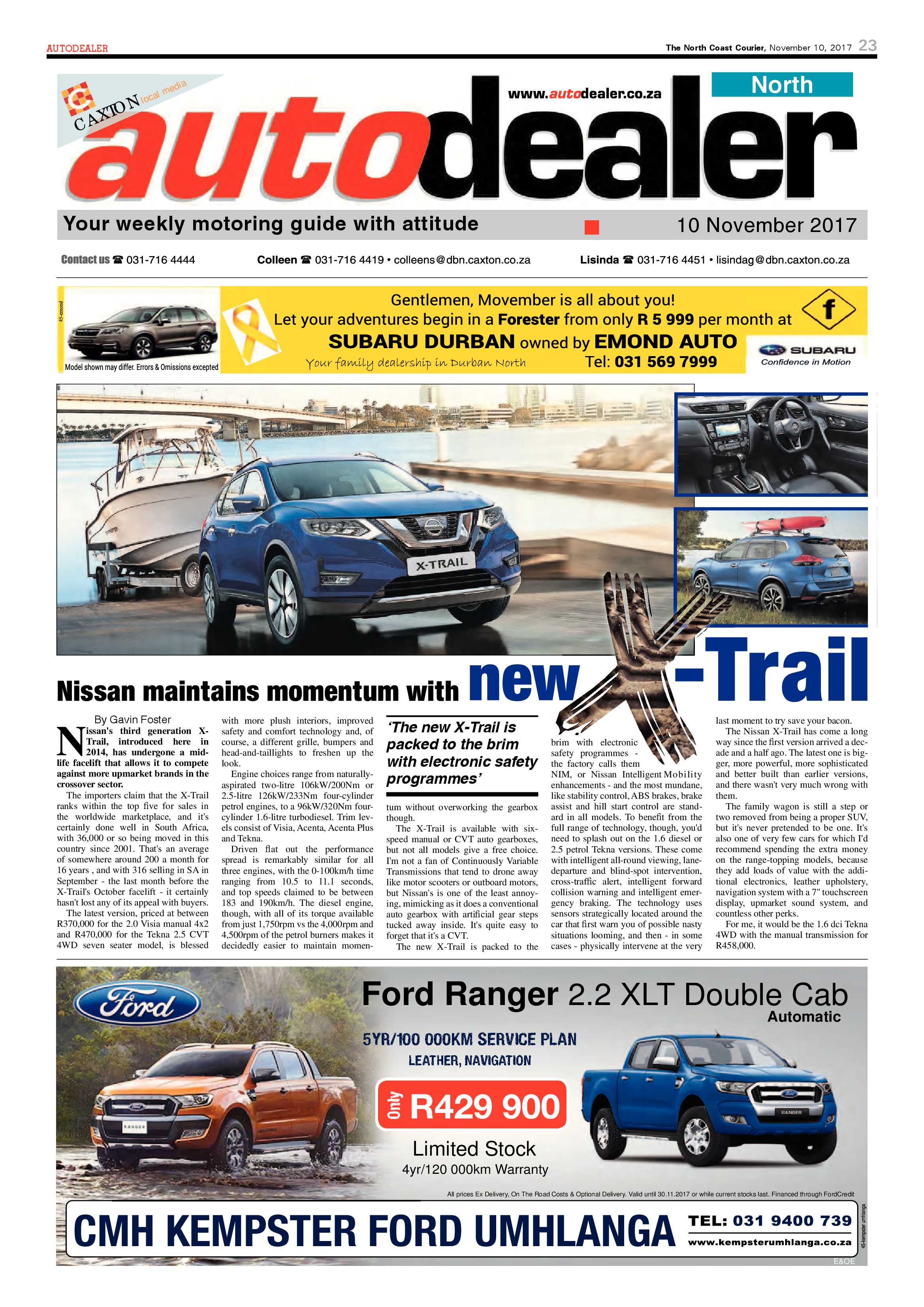 The North Coast Courier – 10 November 2017 page 23