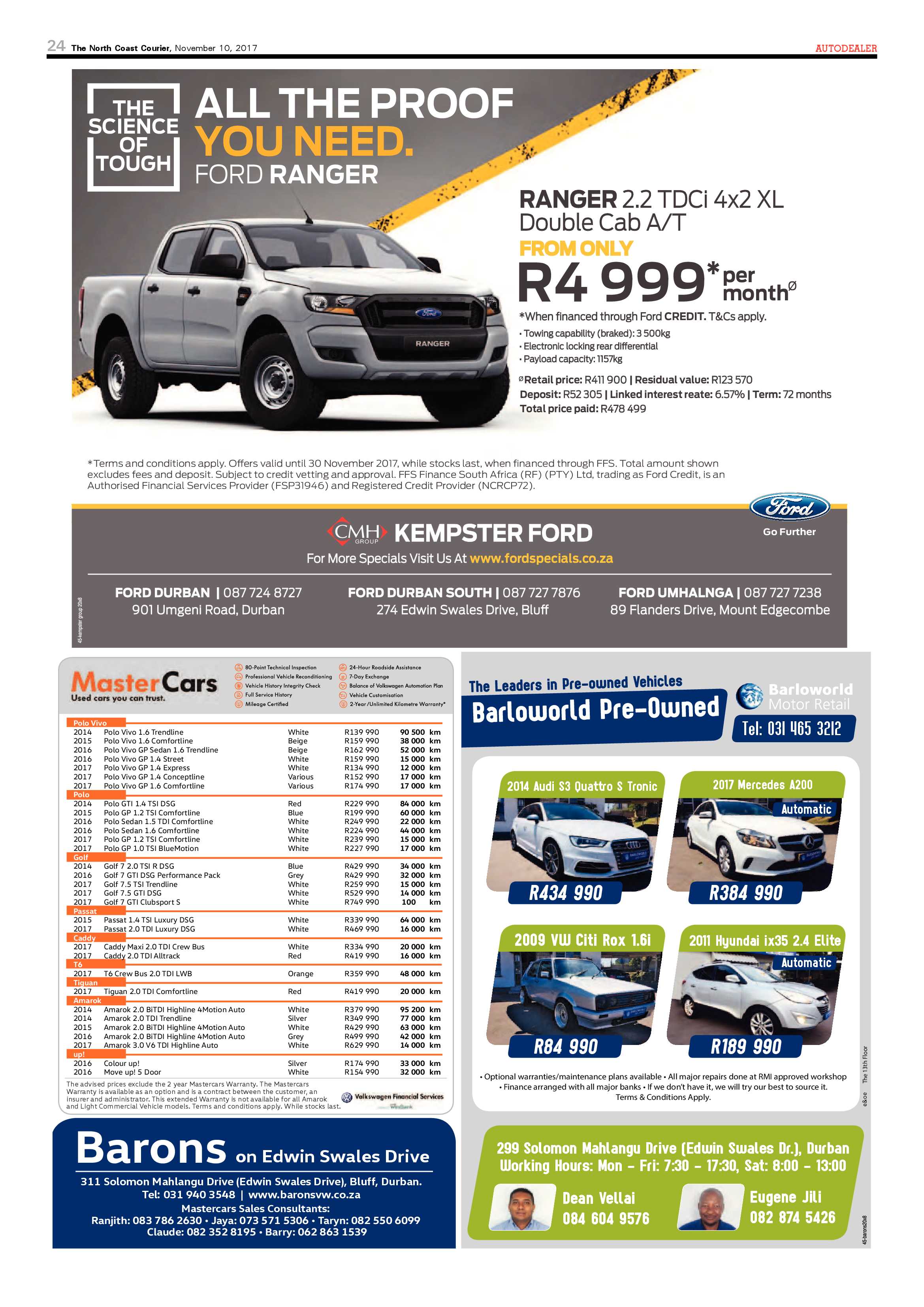 The North Coast Courier – 10 November 2017 page 24