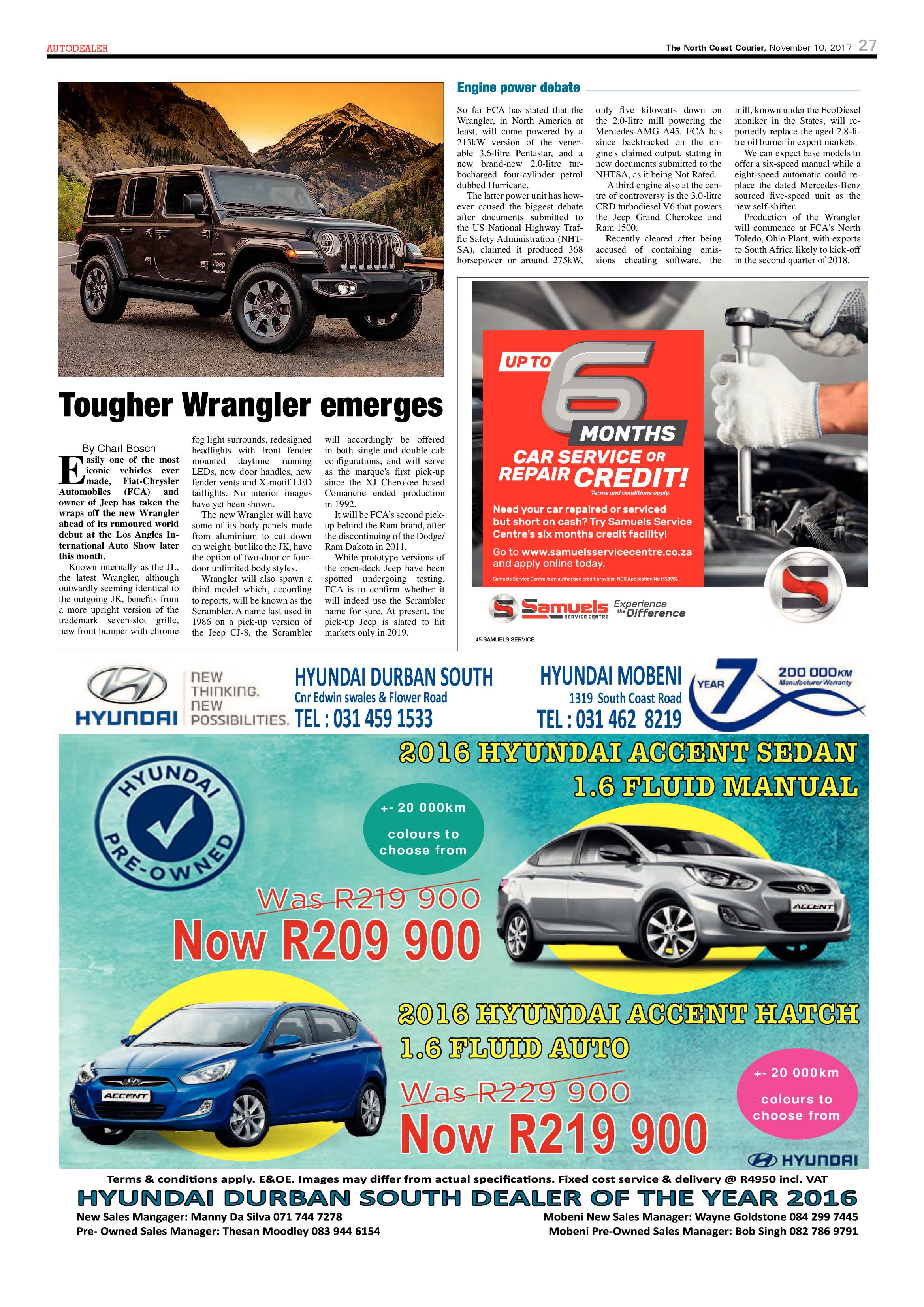 The North Coast Courier – 10 November 2017 page 27