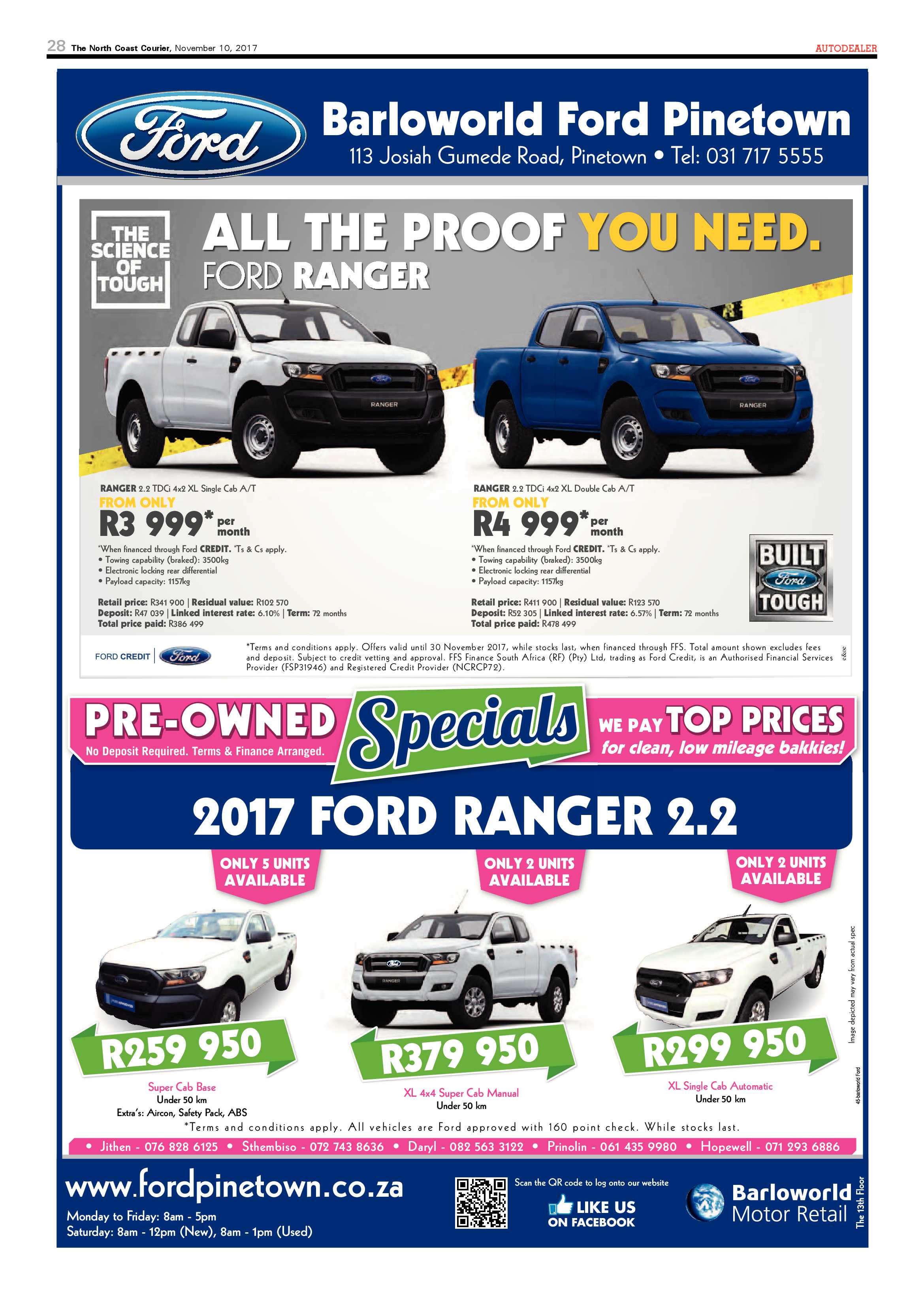 The North Coast Courier – 10 November 2017 page 28